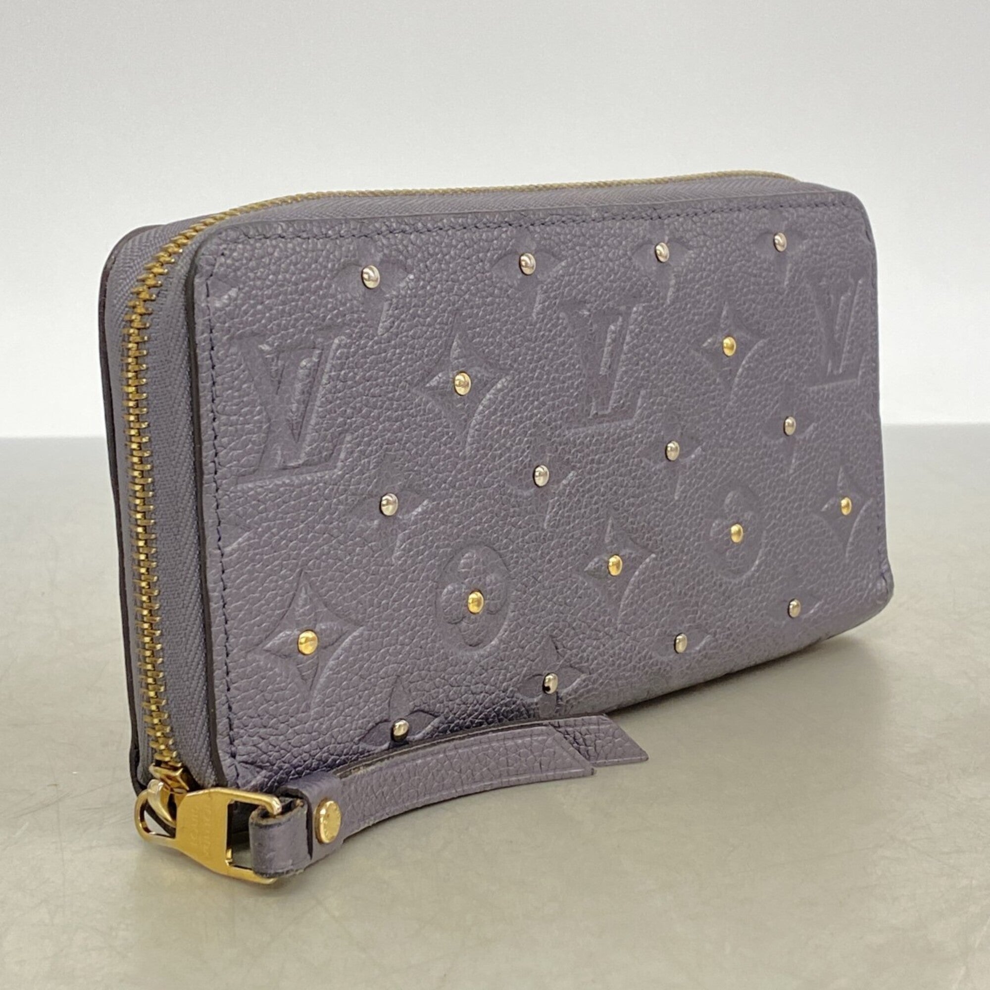Louis Vuitton Gray Long Wallet (Bi-Fold) (Pre-Owned)