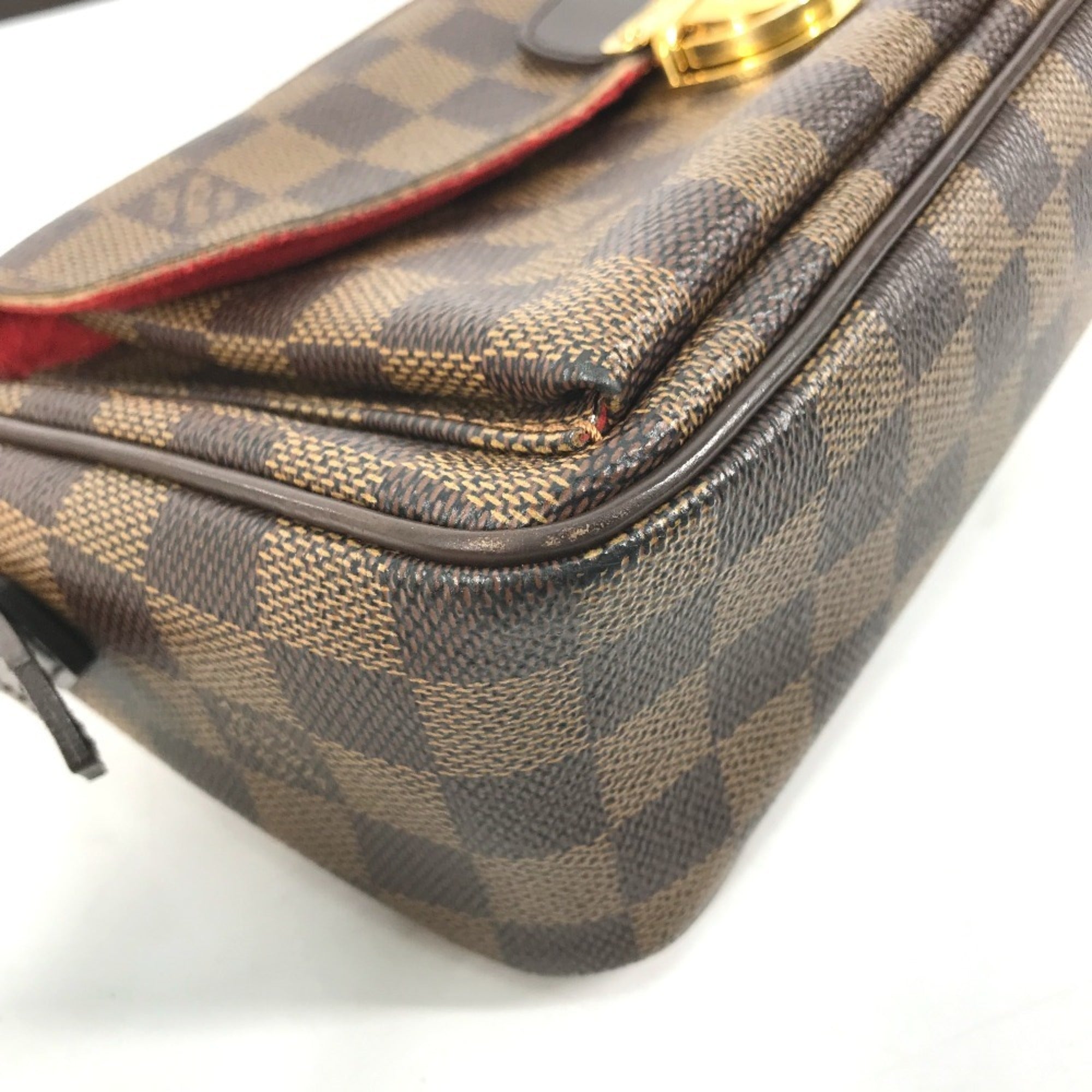 Louis Vuitton Brown Damier Canvas Ebene Damier Canvas Shoulder Bag (Pre-Owned)
