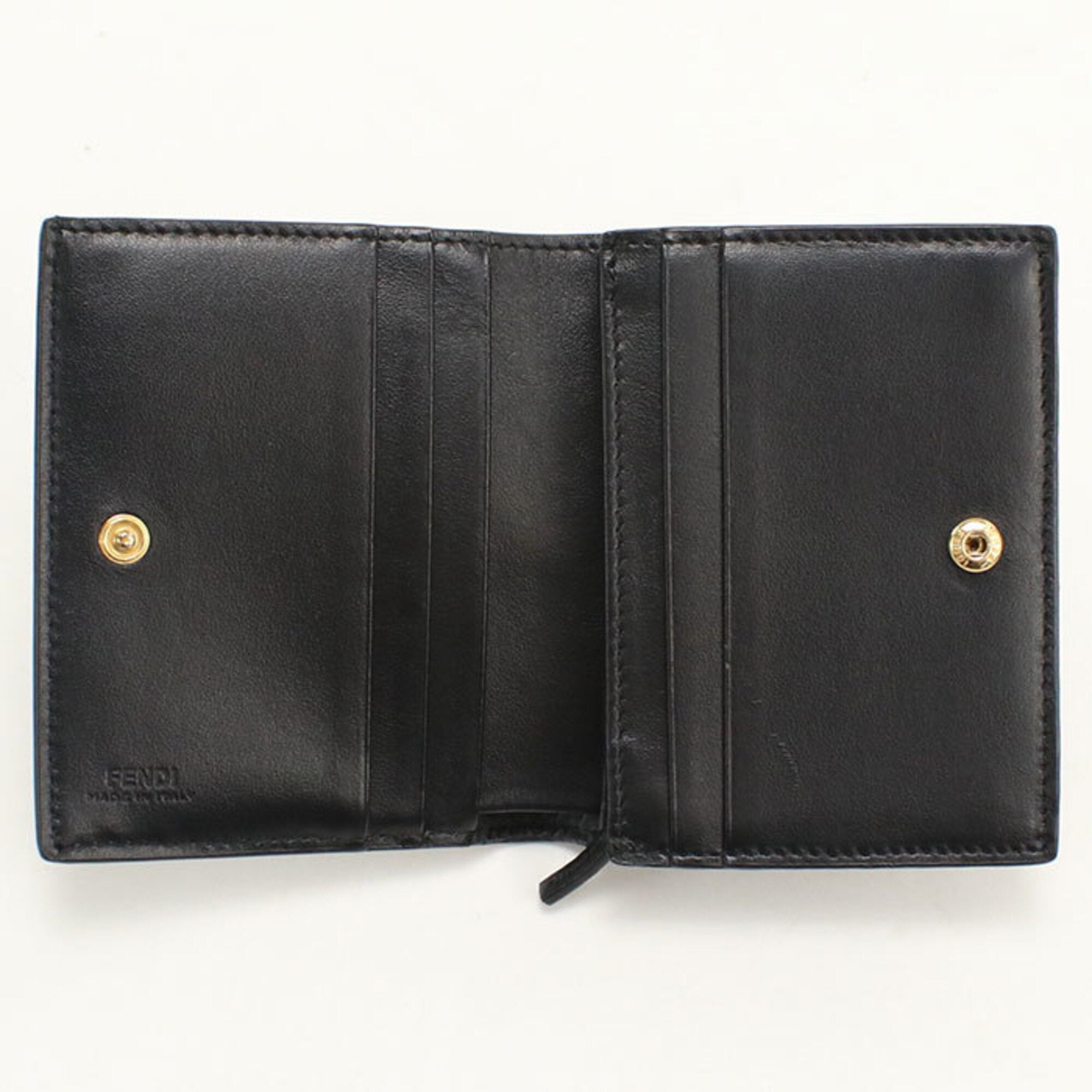 Fendi Black Leather Wallet (Bi-Fold) (Pre-Owned)
