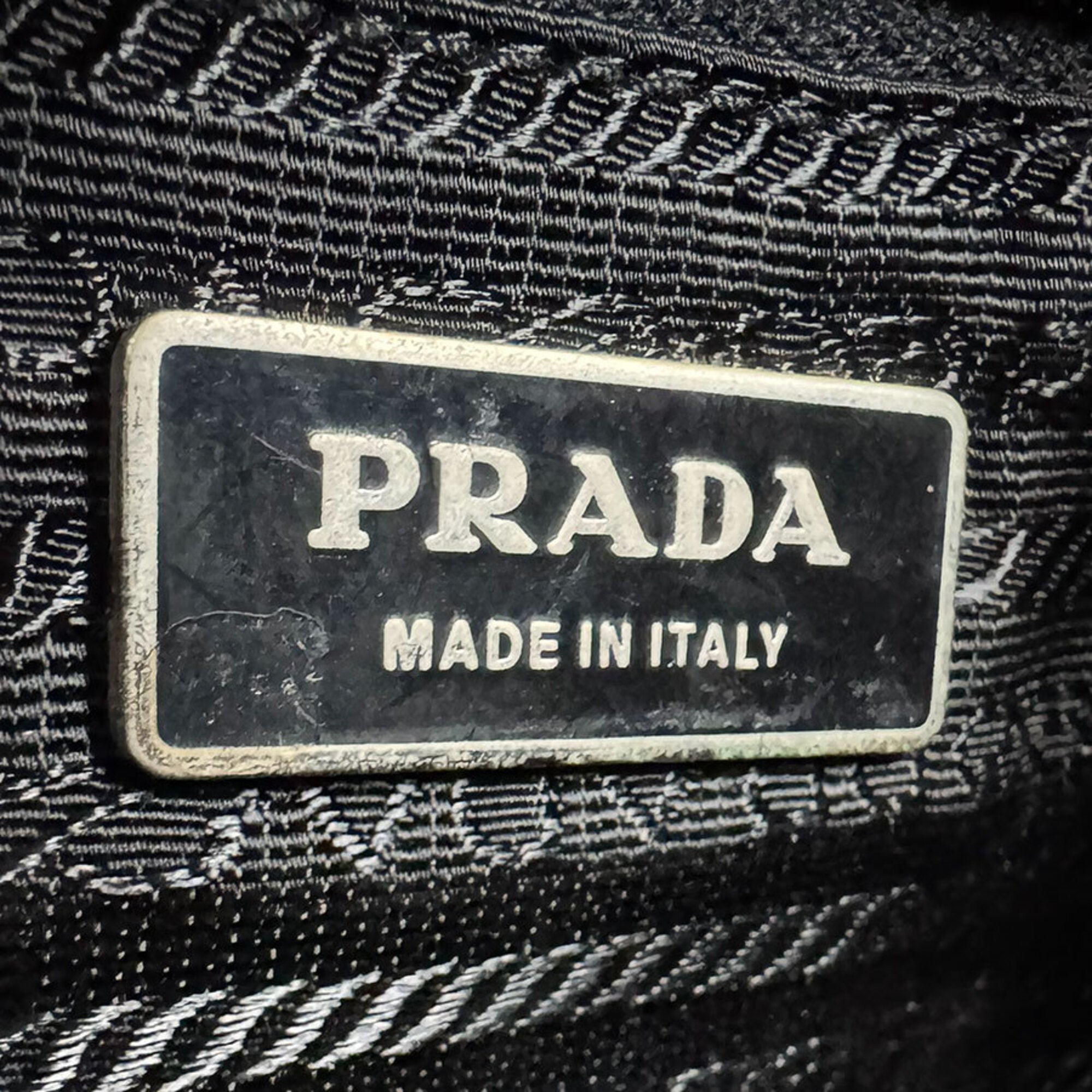 Prada Black Nylon Shoulder Bag (Pre-Owned)