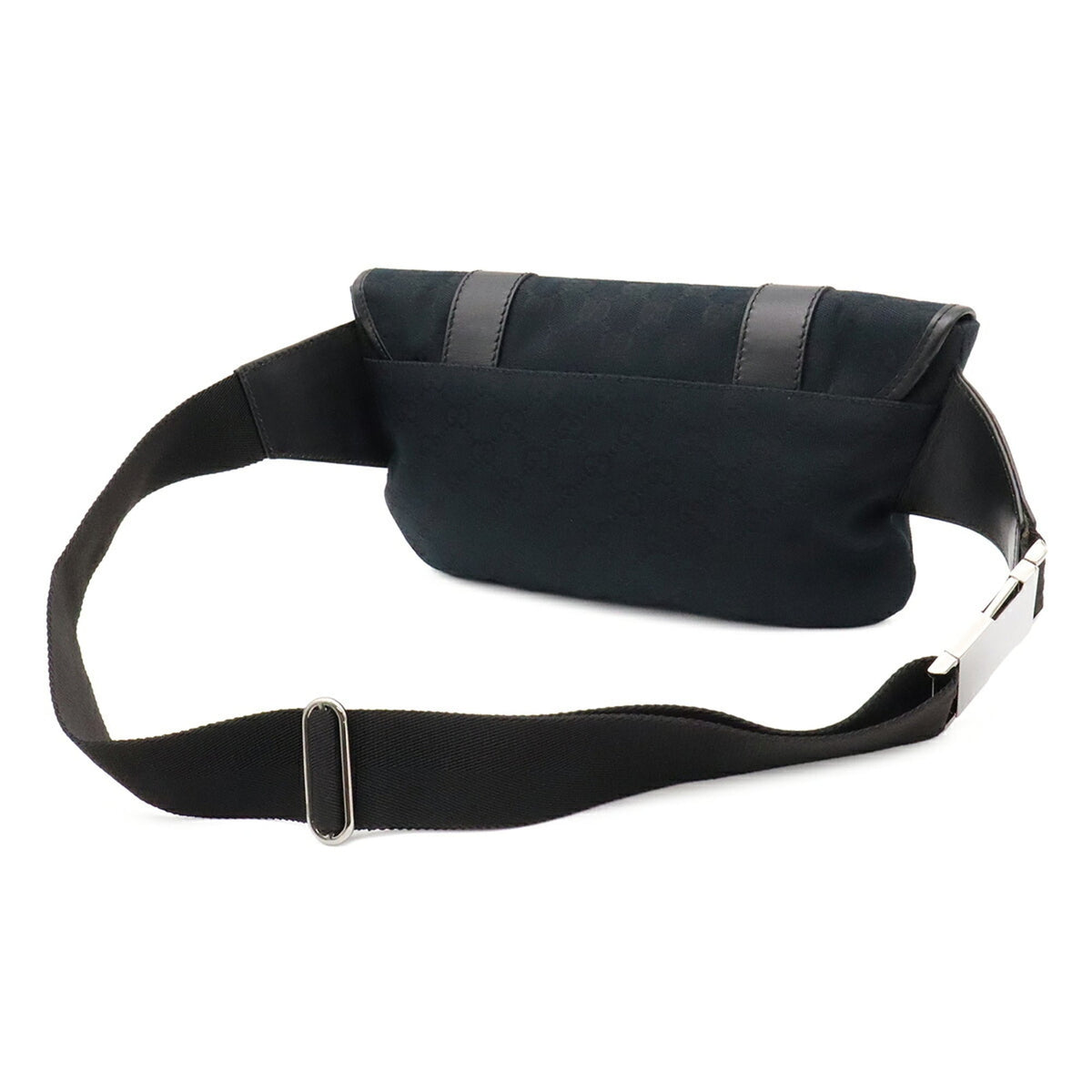 Gucci Black Gg Canvas Pouch Sling Bag (Pre-Owned)