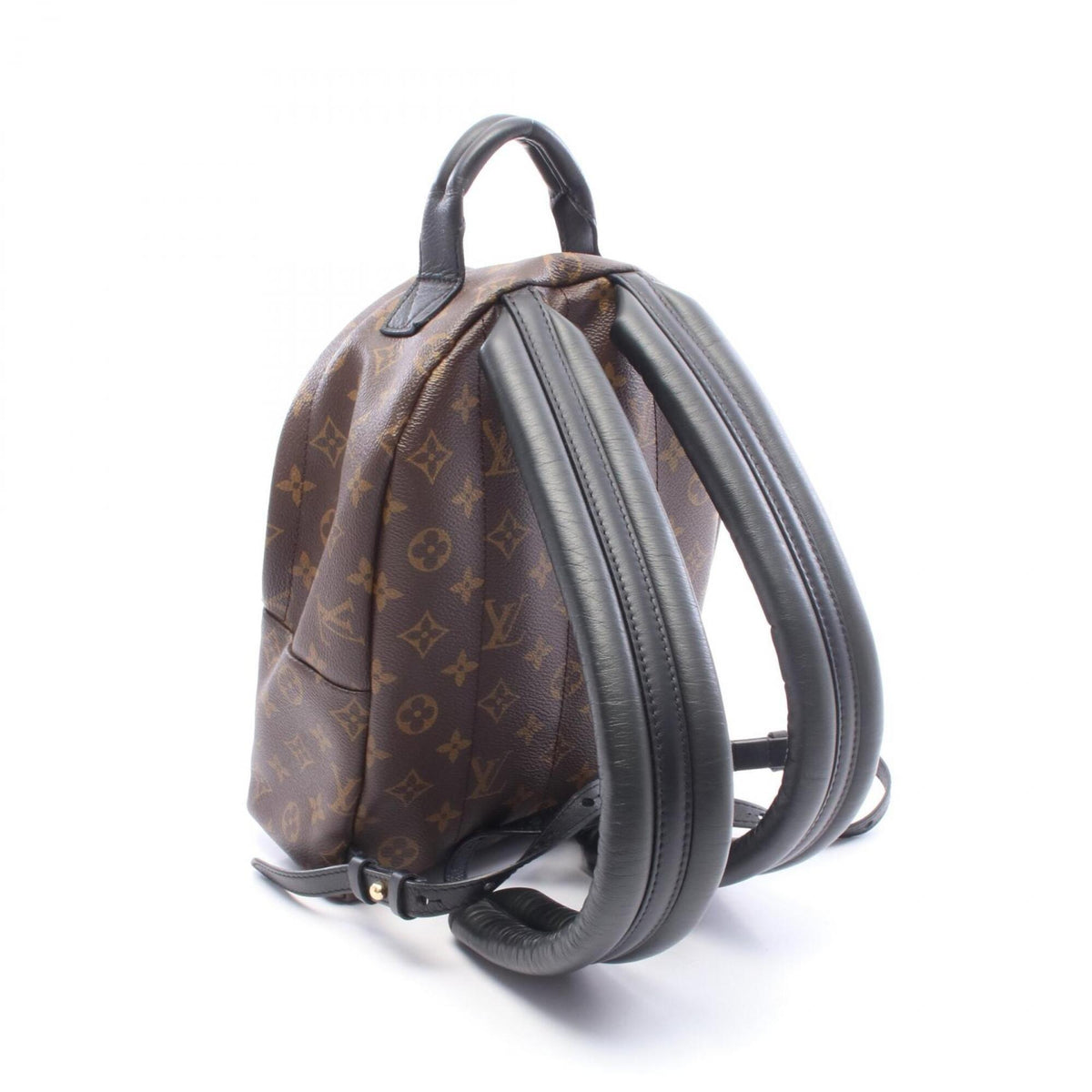 Louis Vuitton Black Brown Monogram Monogram Leather Backpack (Pre-Owned)