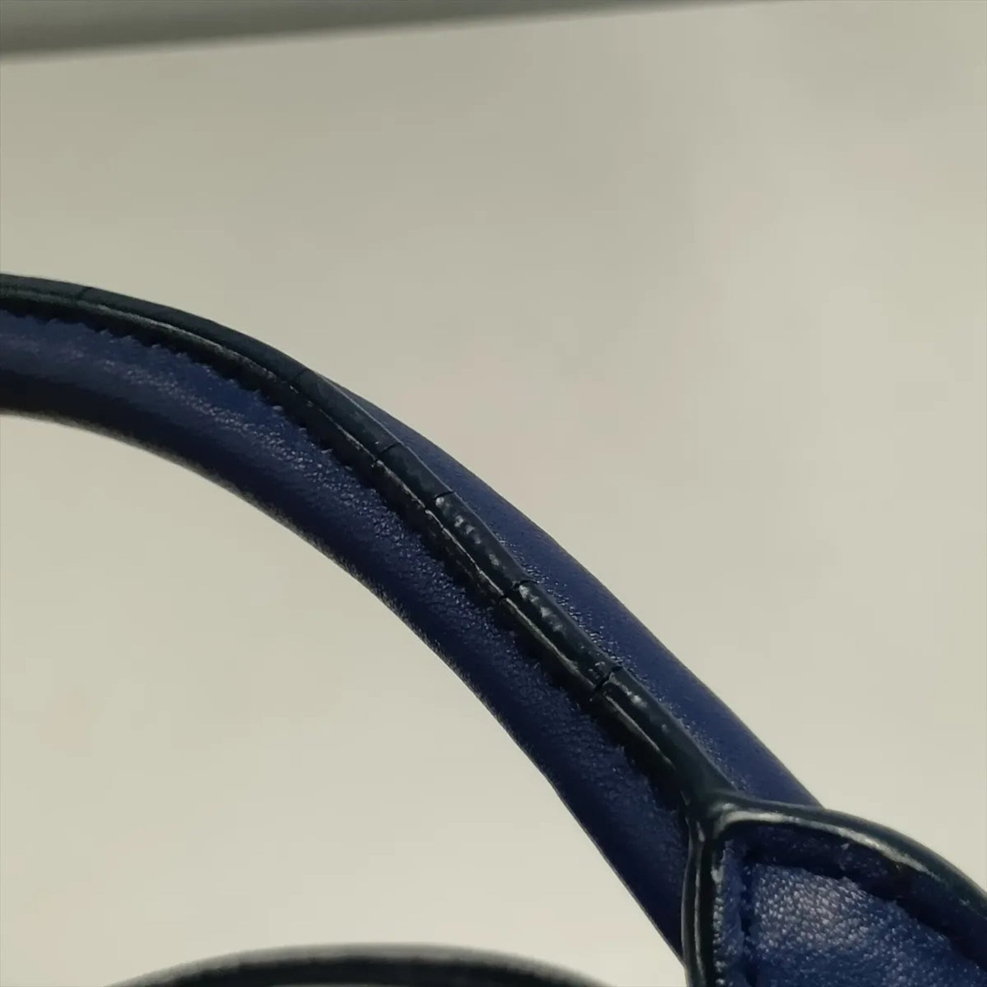 Miu Miu Matelasse Navy Leather Shoulder Bag (Pre-Owned)
