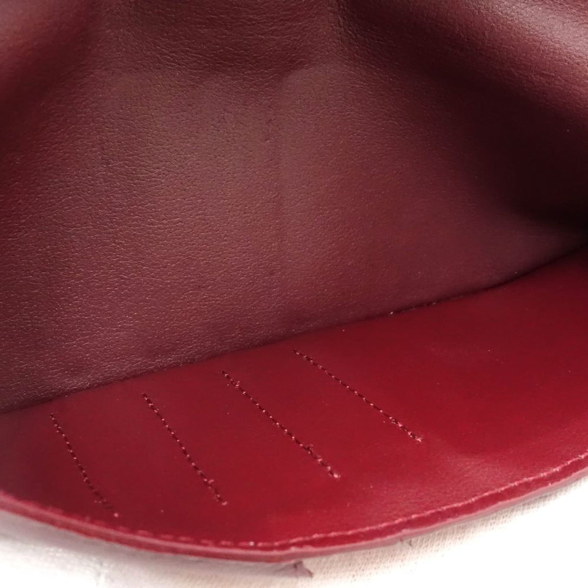 Cartier Bordeaux Leather Long Bill Wallet (Bi-Fold) (Pre-Owned)