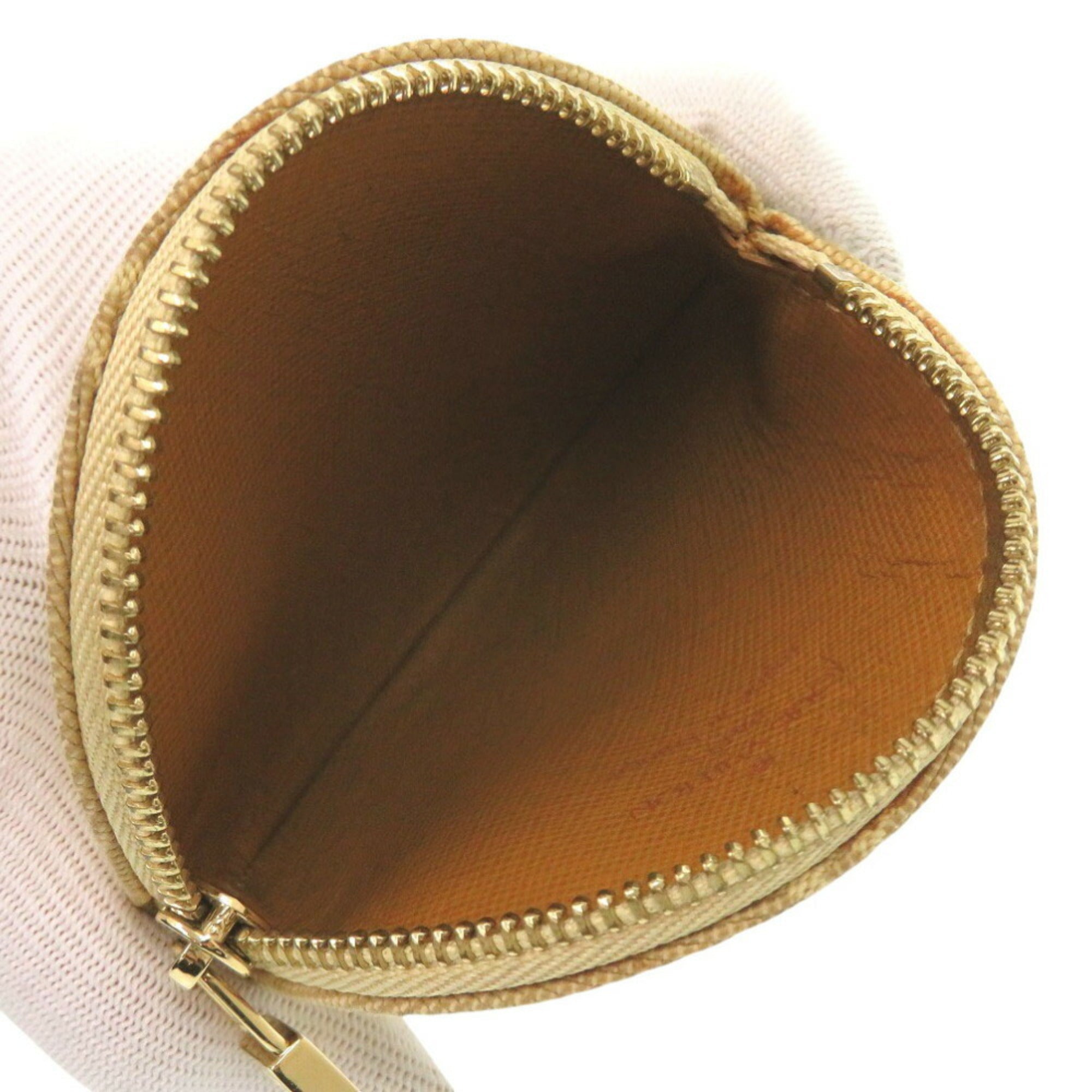 Louis Vuitton Beige Monogram Mini Coin Purse/Coin Case (Pre-Owned)