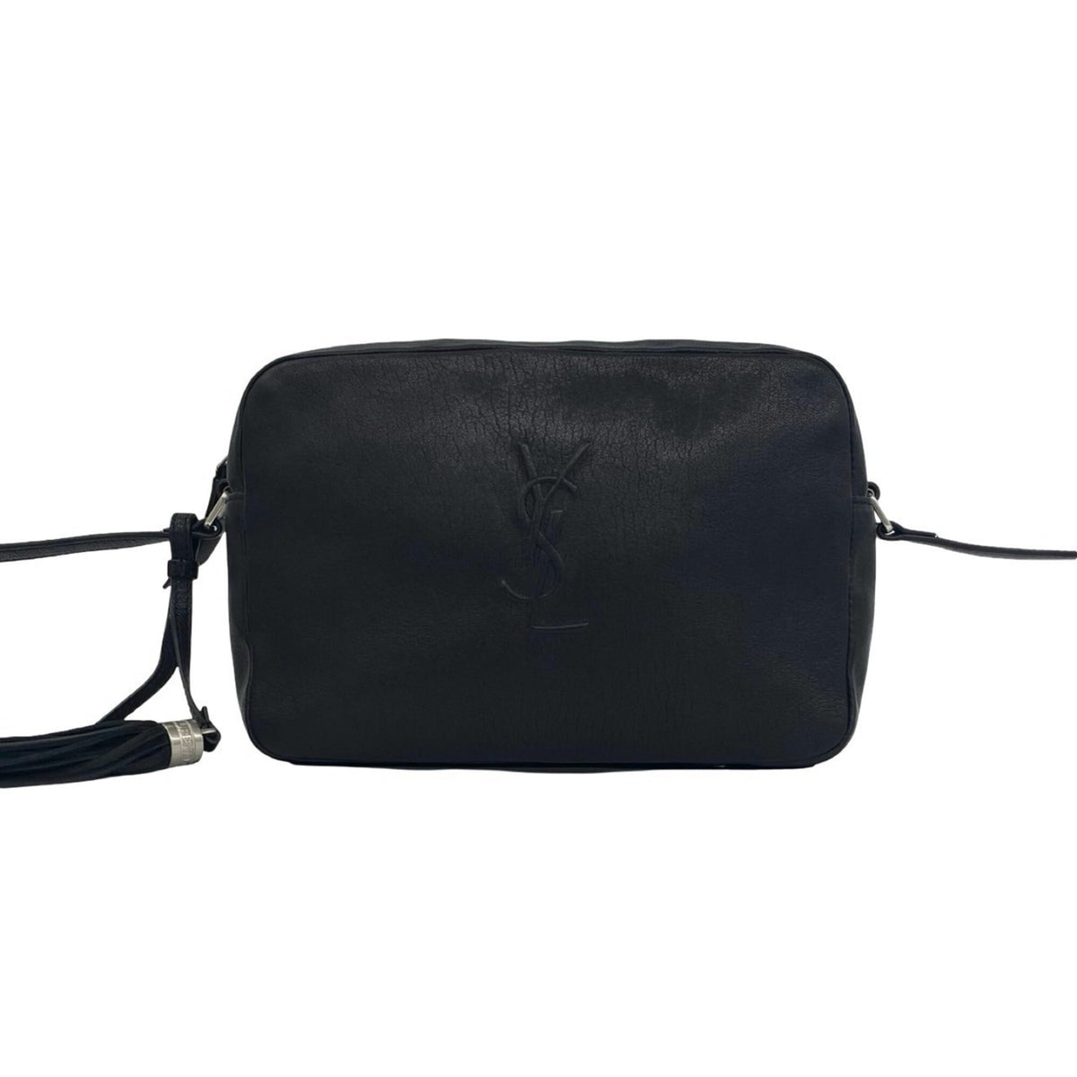 Yves Saint Laurent Black Leather Shoulder Bag (Pre-Owned)