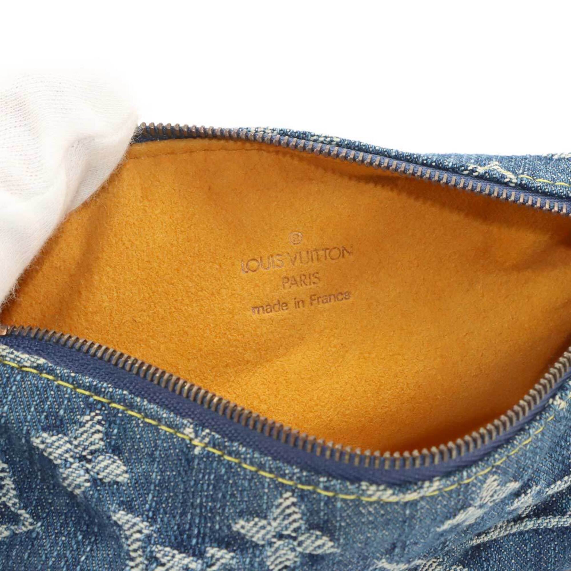 Louis Vuitton Monogram Monogram Denim Handbag Pouch (Pre-Owned)