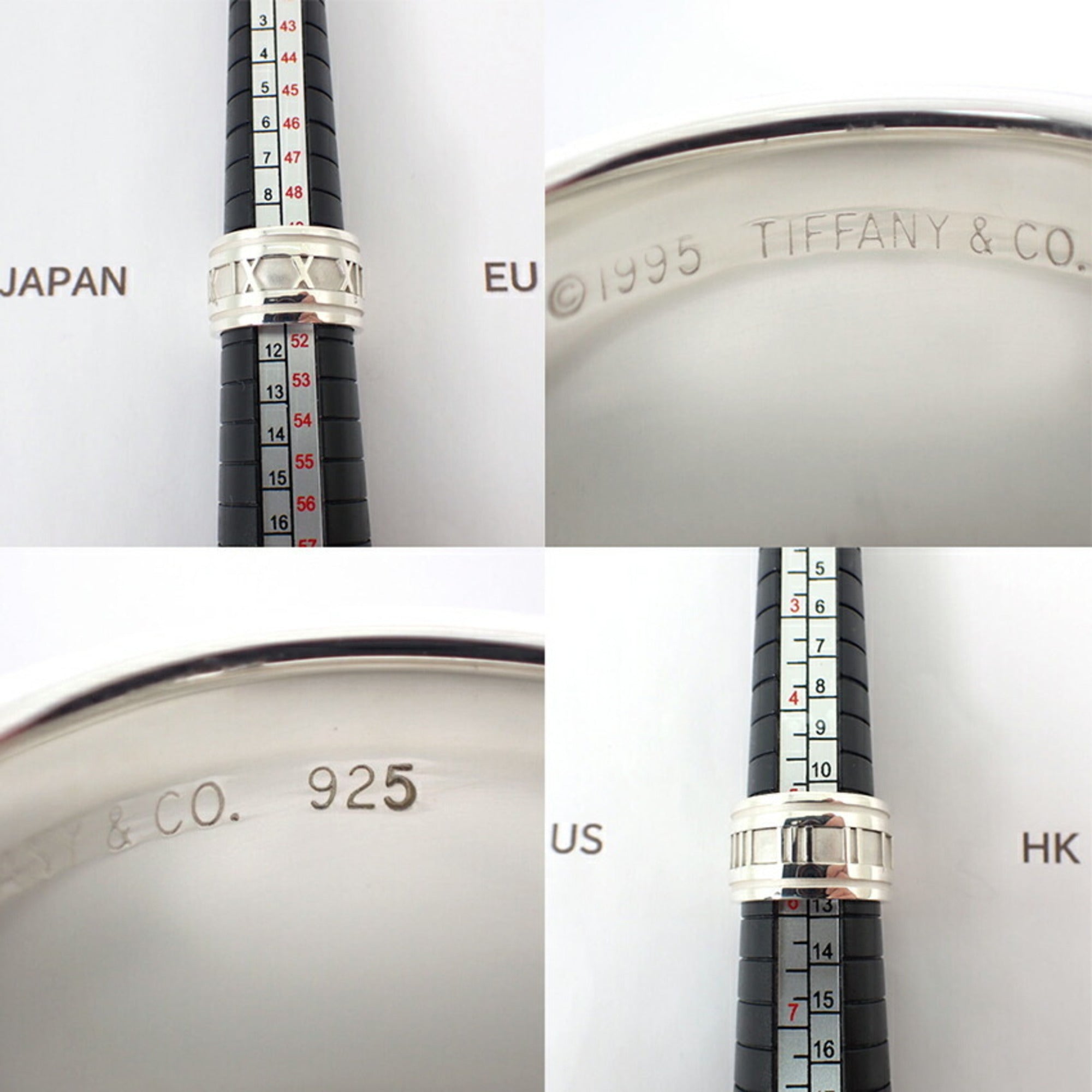 Tiffany Silver Sterling Silver 925 Band Ring (Pre-Owned)