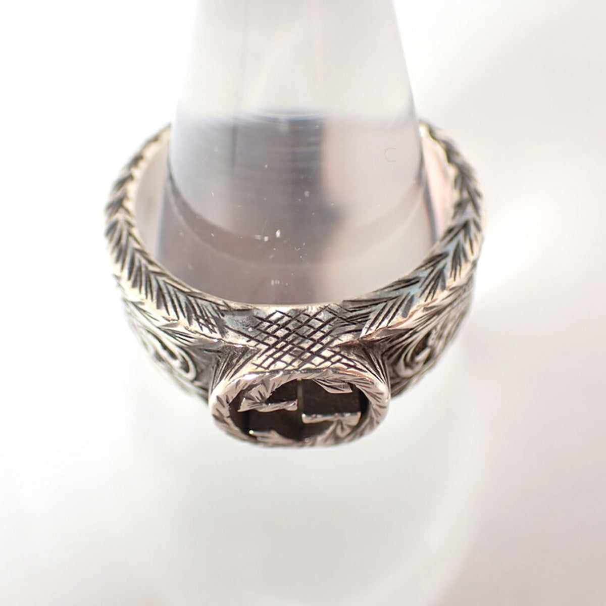 Gucci Silver Sterling Silver 925 Band Ring (Pre-Owned)