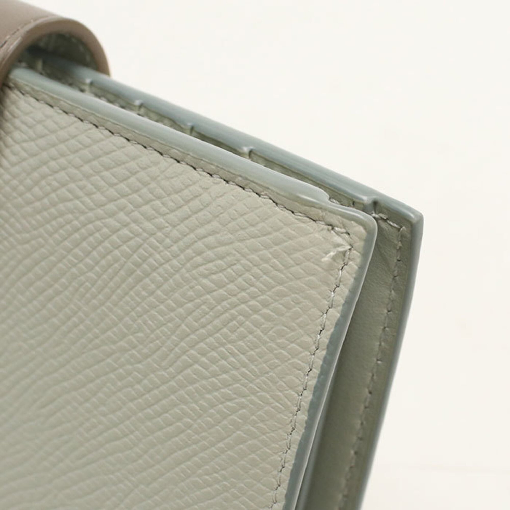 Celine Gray Leather Wallet (Bi-Fold) (Pre-Owned)