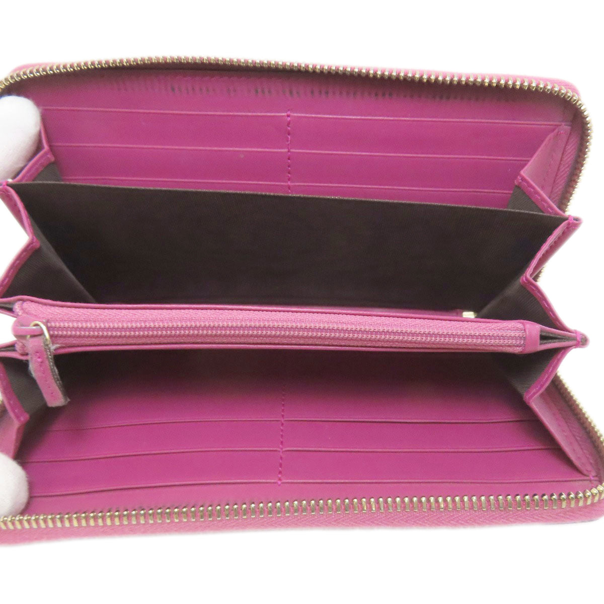 Gucci Pink Leather Long Wallet (Bi-Fold) (Pre-Owned)