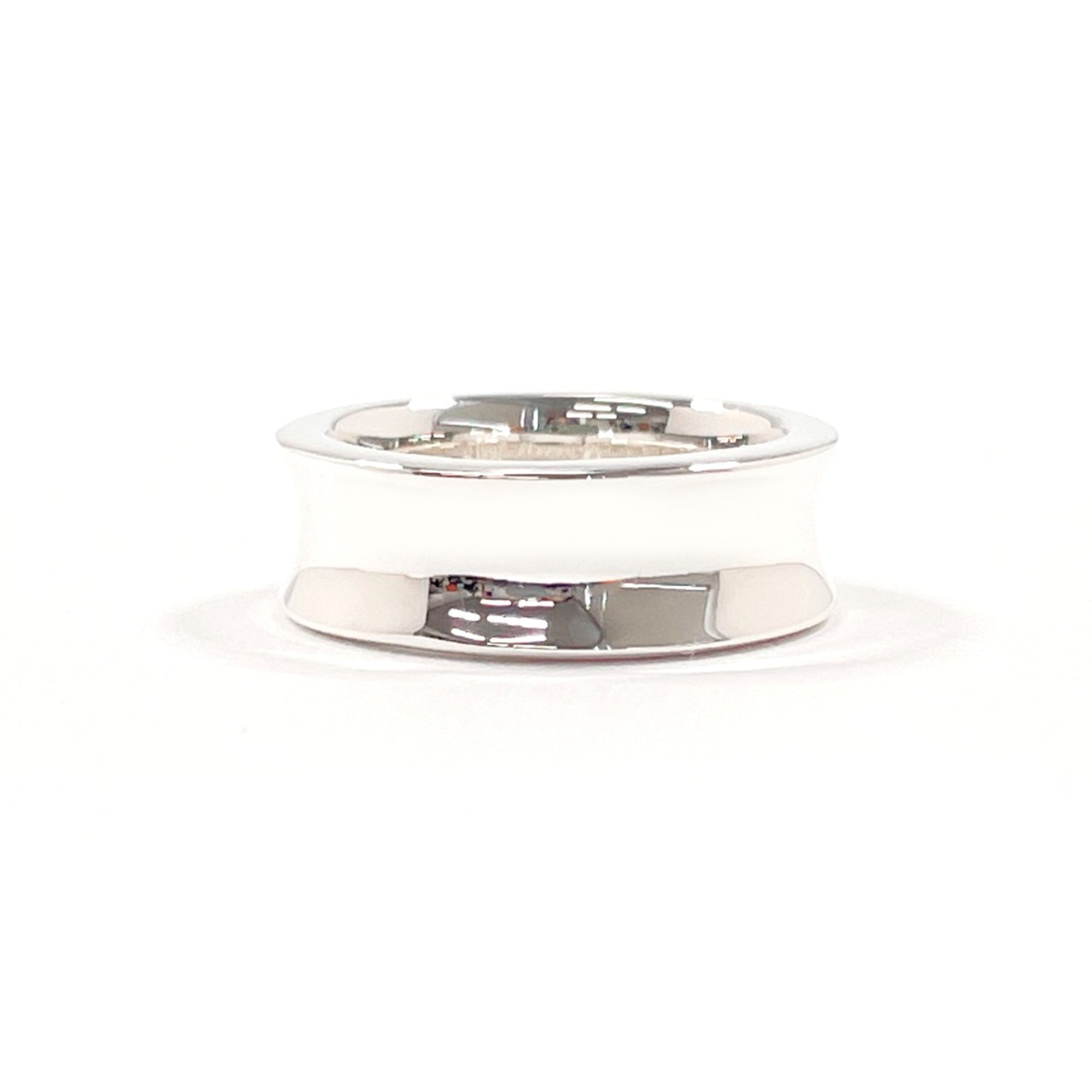 Tiffany Silver Silver 925 Band Ring (Pre-Owned)