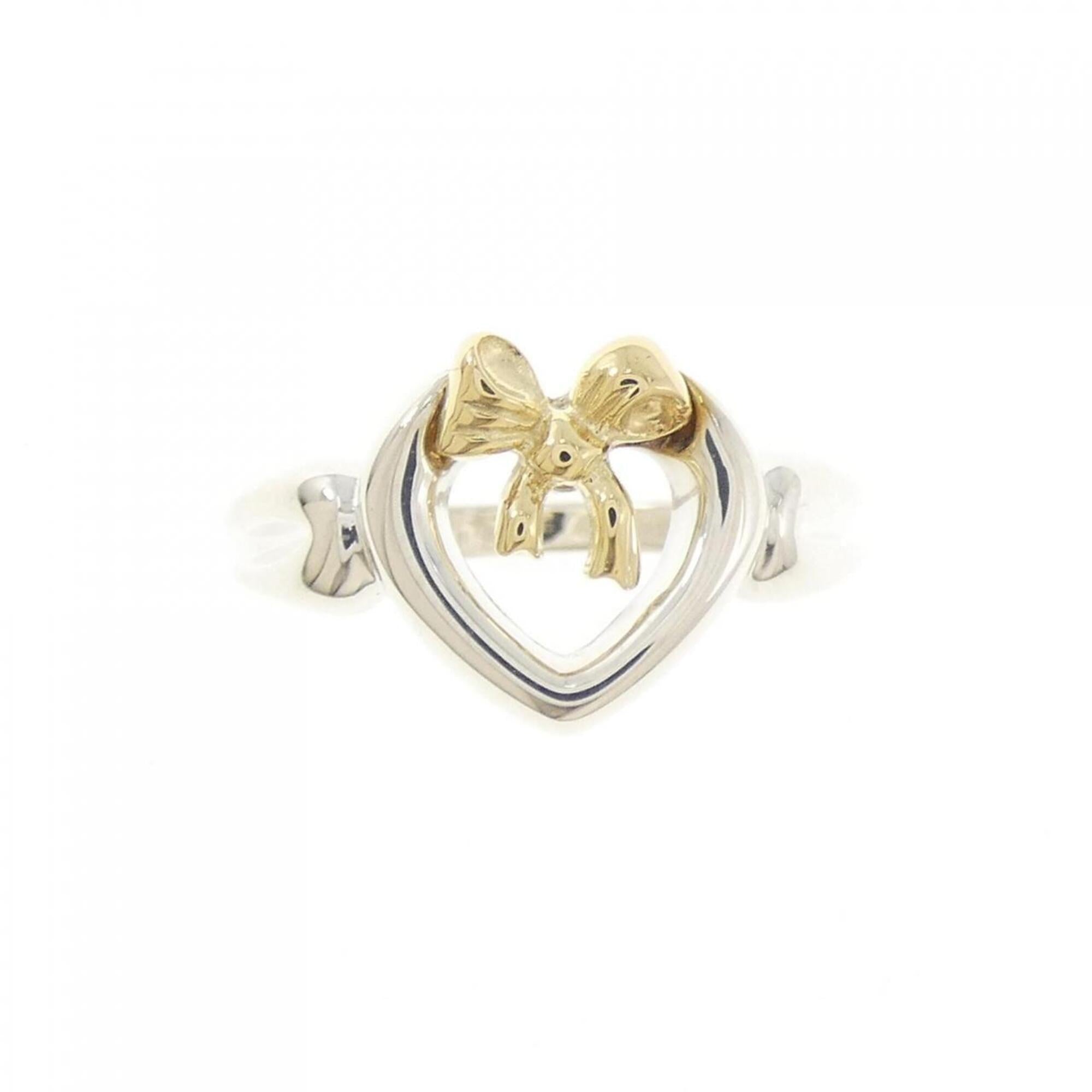 Tiffany Yellow Gold (18K) Silver 925 Band Ring (Pre-Owned)