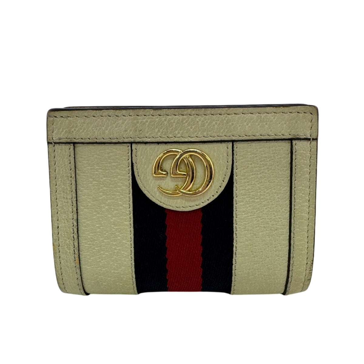 Gucci White Leather Wallet (Bi-Fold) (Pre-Owned)