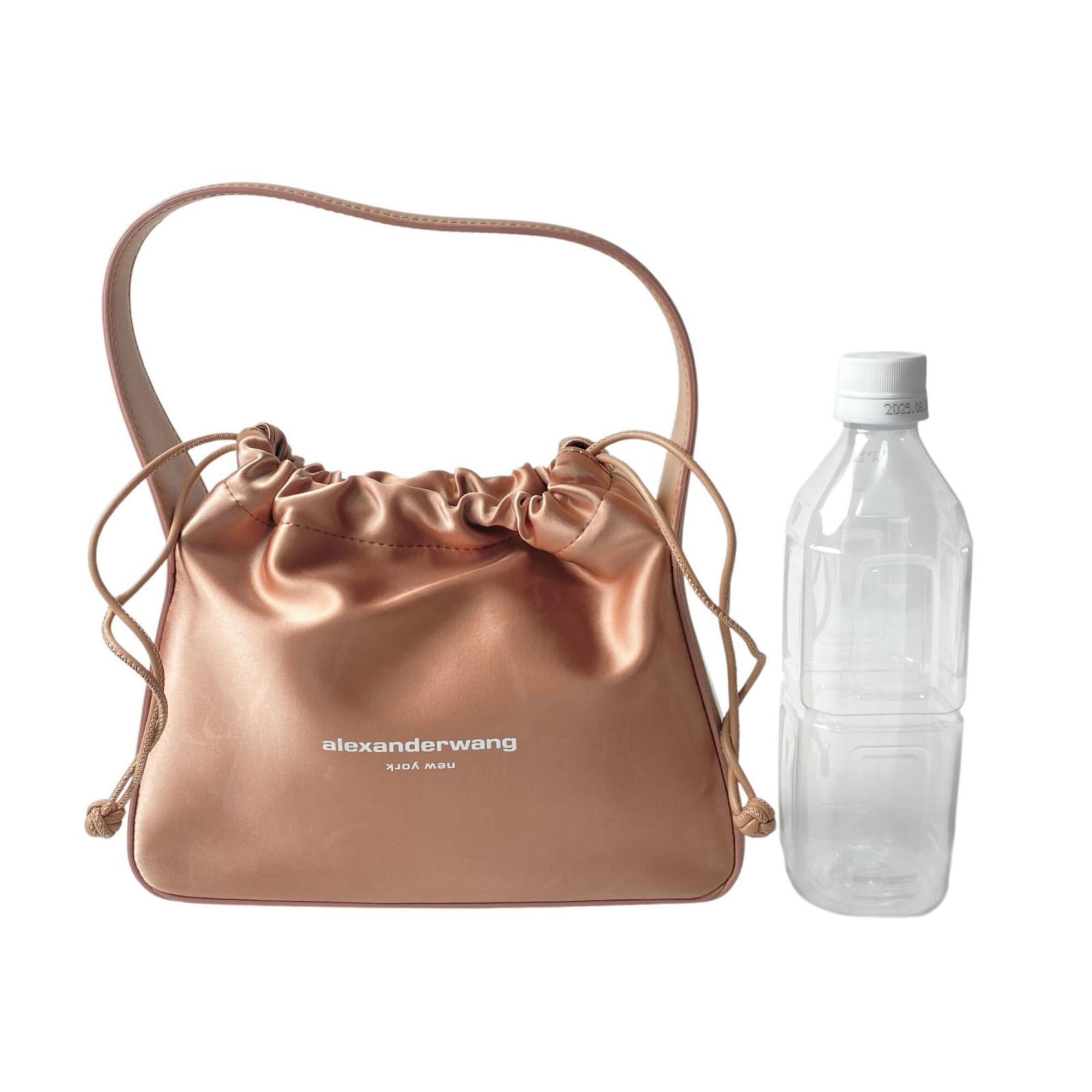 Alexander Wang Pink Satin Handbag Shoulder Bag (Pre-Owned)