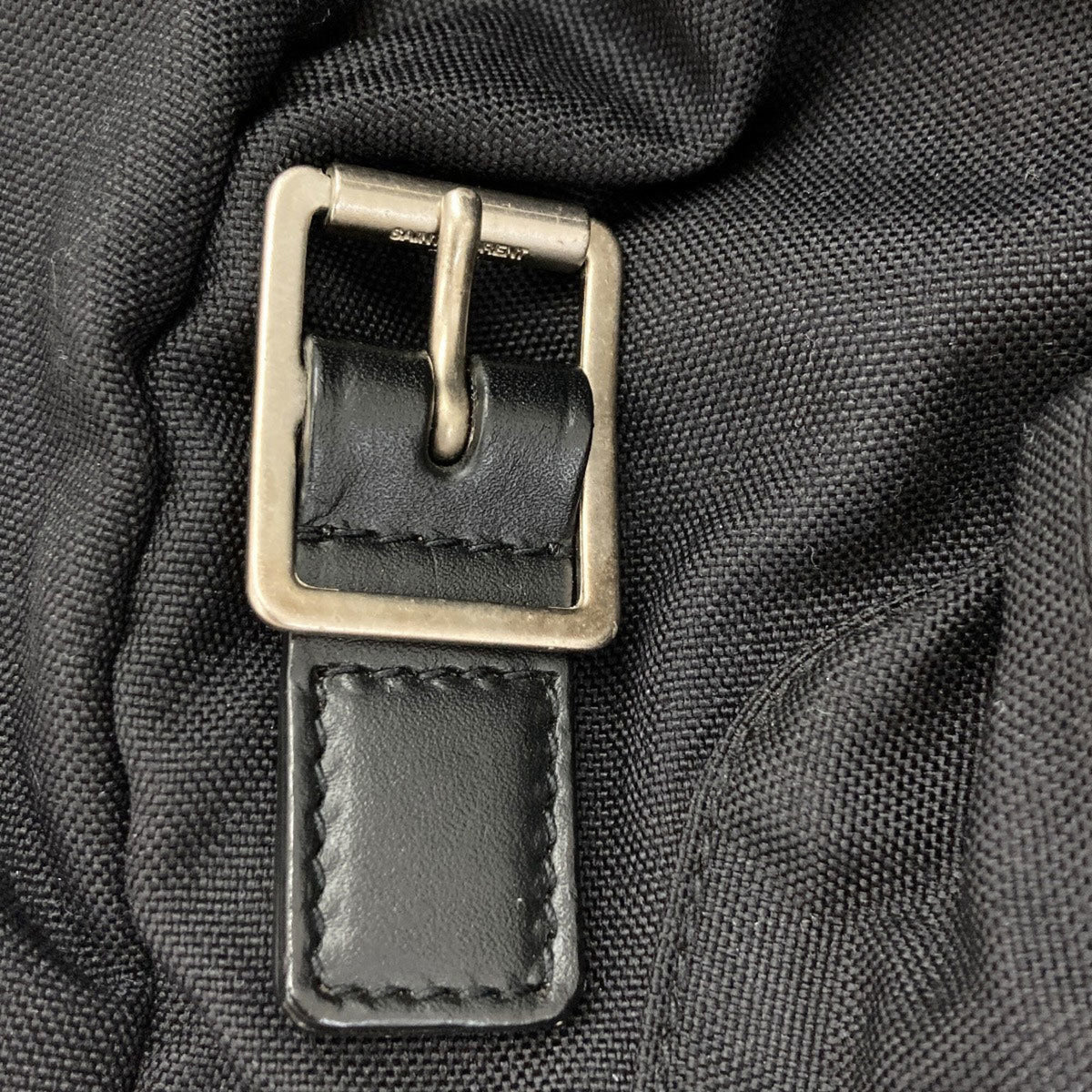 Saint Laurent Black Canvas Backpack (Pre-Owned)