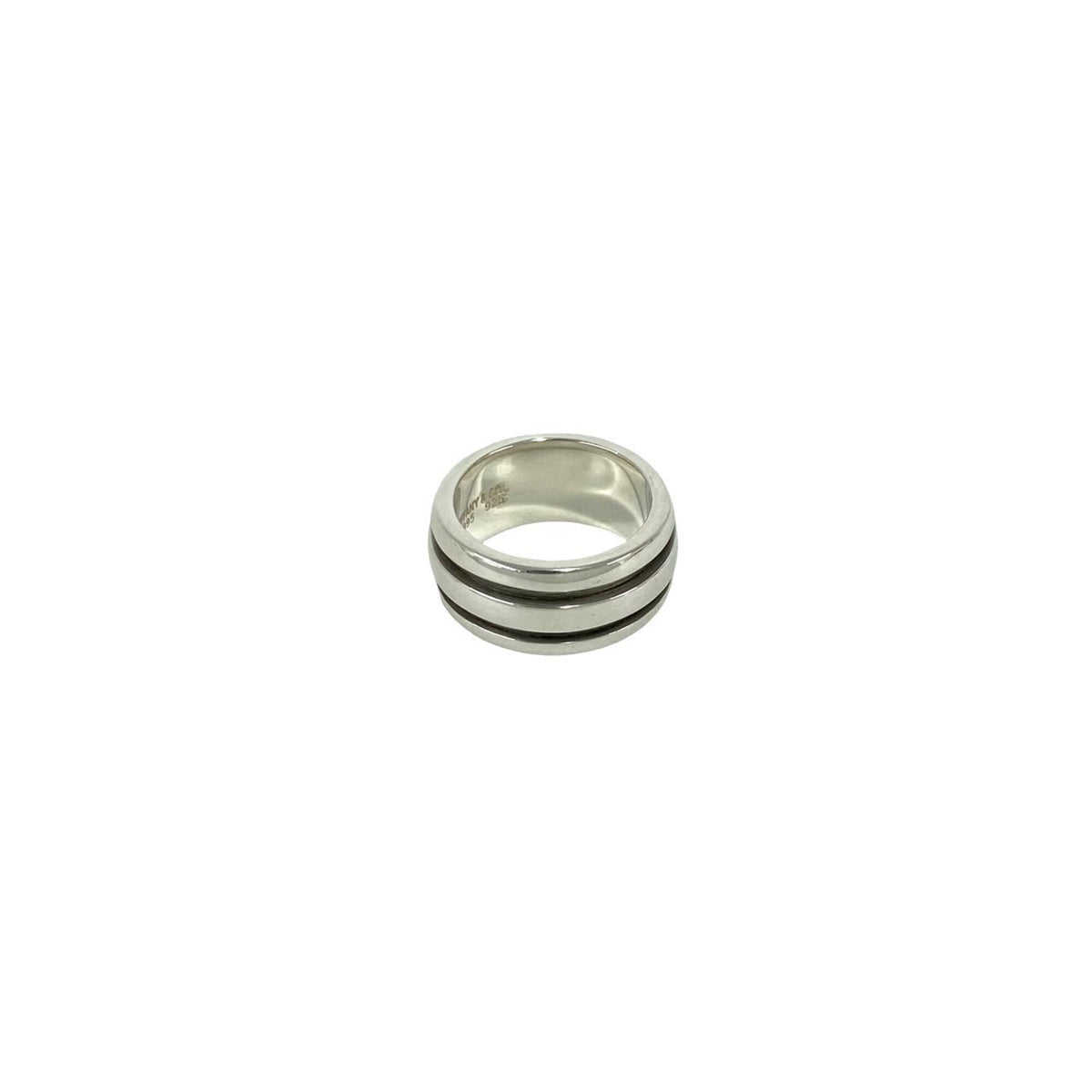 Tiffany Silver Silver 925 Band Ring (Pre-Owned)