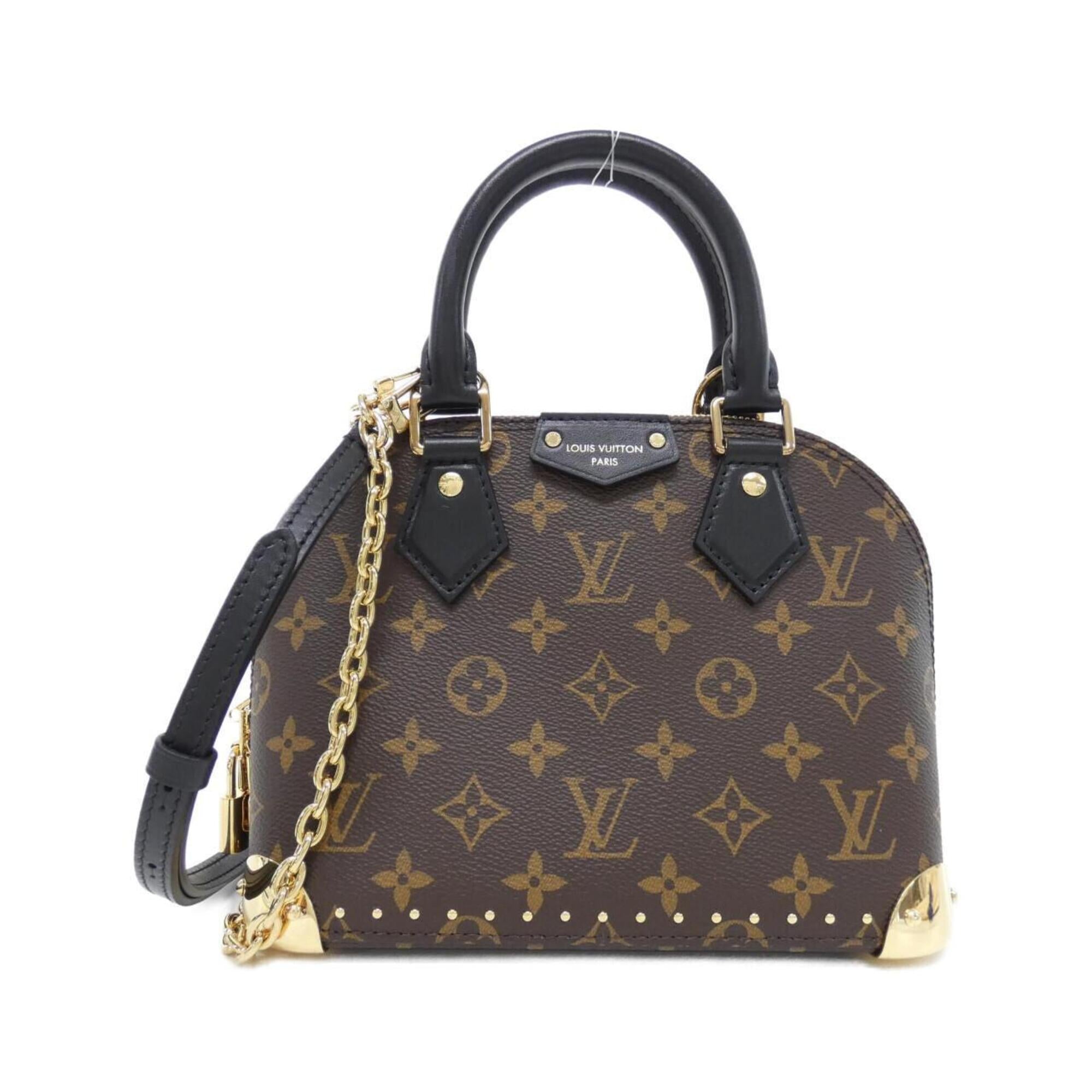 Louis Vuitton Monogram Marron Coated Canvas Handbag (Pre-Owned)