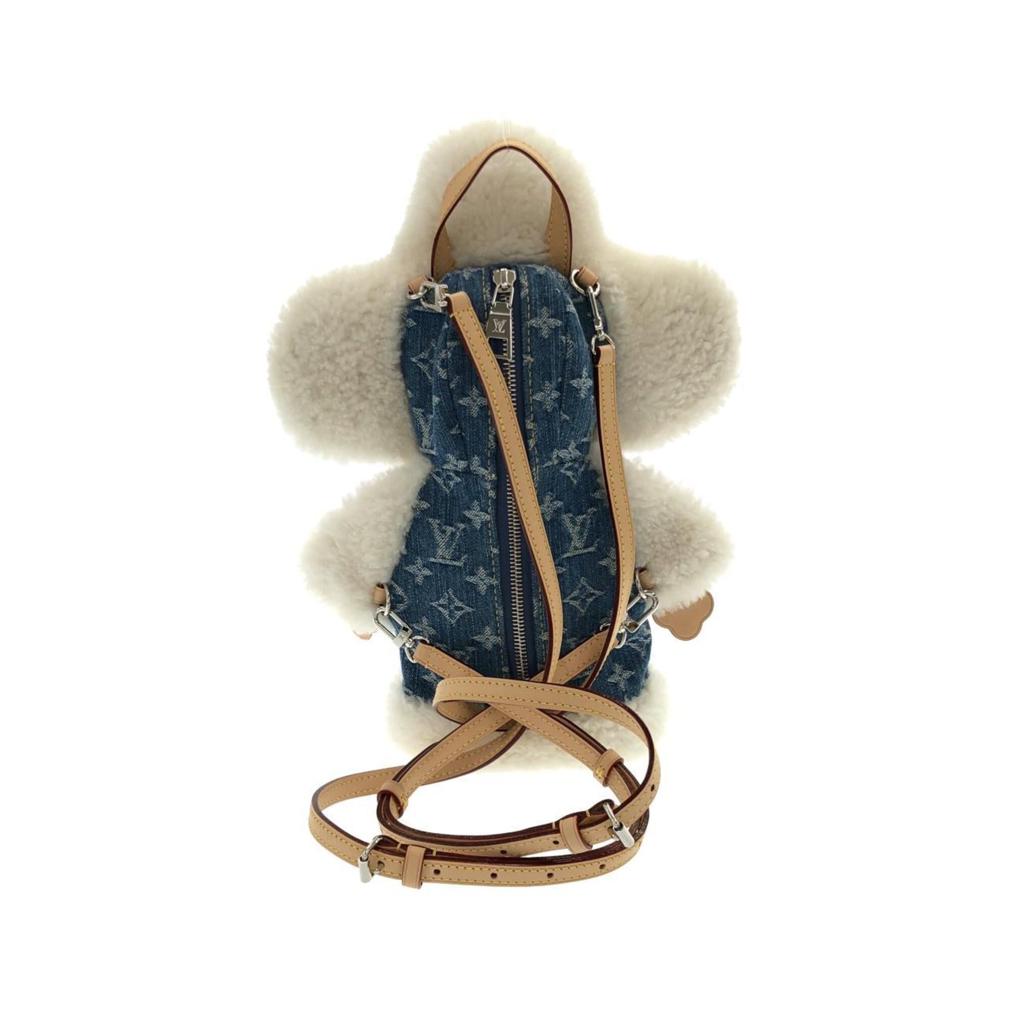 Louis Vuitton Blue Monogram Denim Backpack (Pre-Owned)