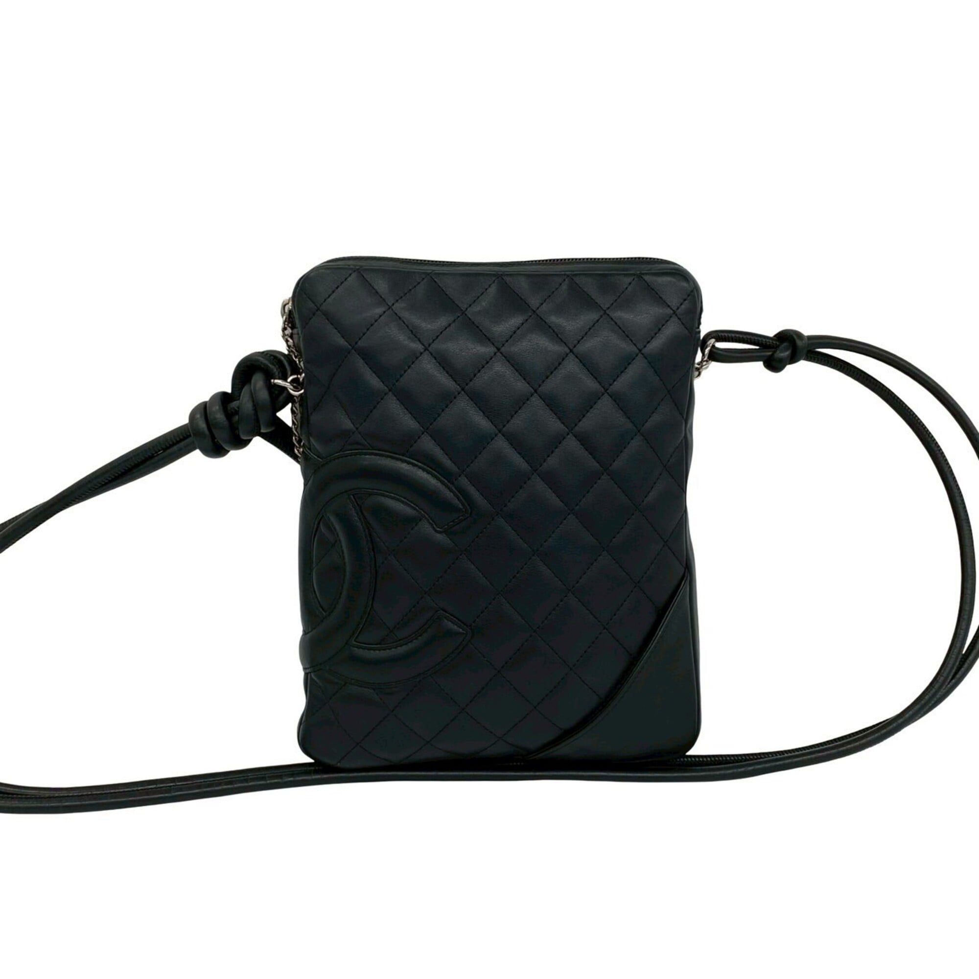 Chanel Black Leather Shoulder Bag (Pre-Owned)