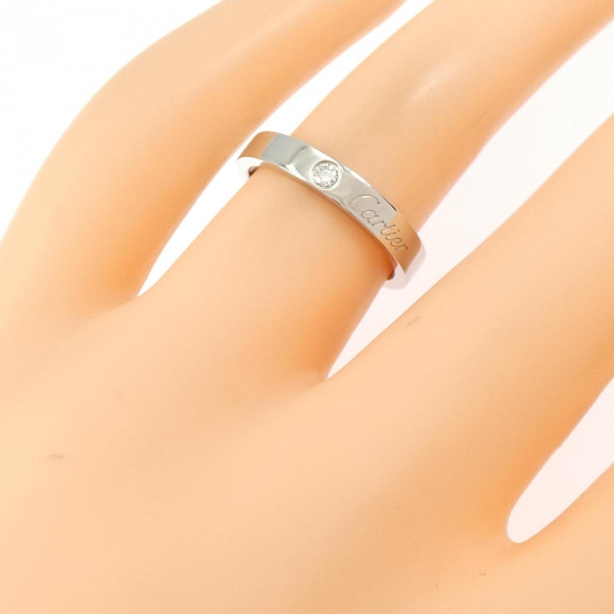 Cartier Platinum Platinum 950 Band Ring (Pre-Owned)