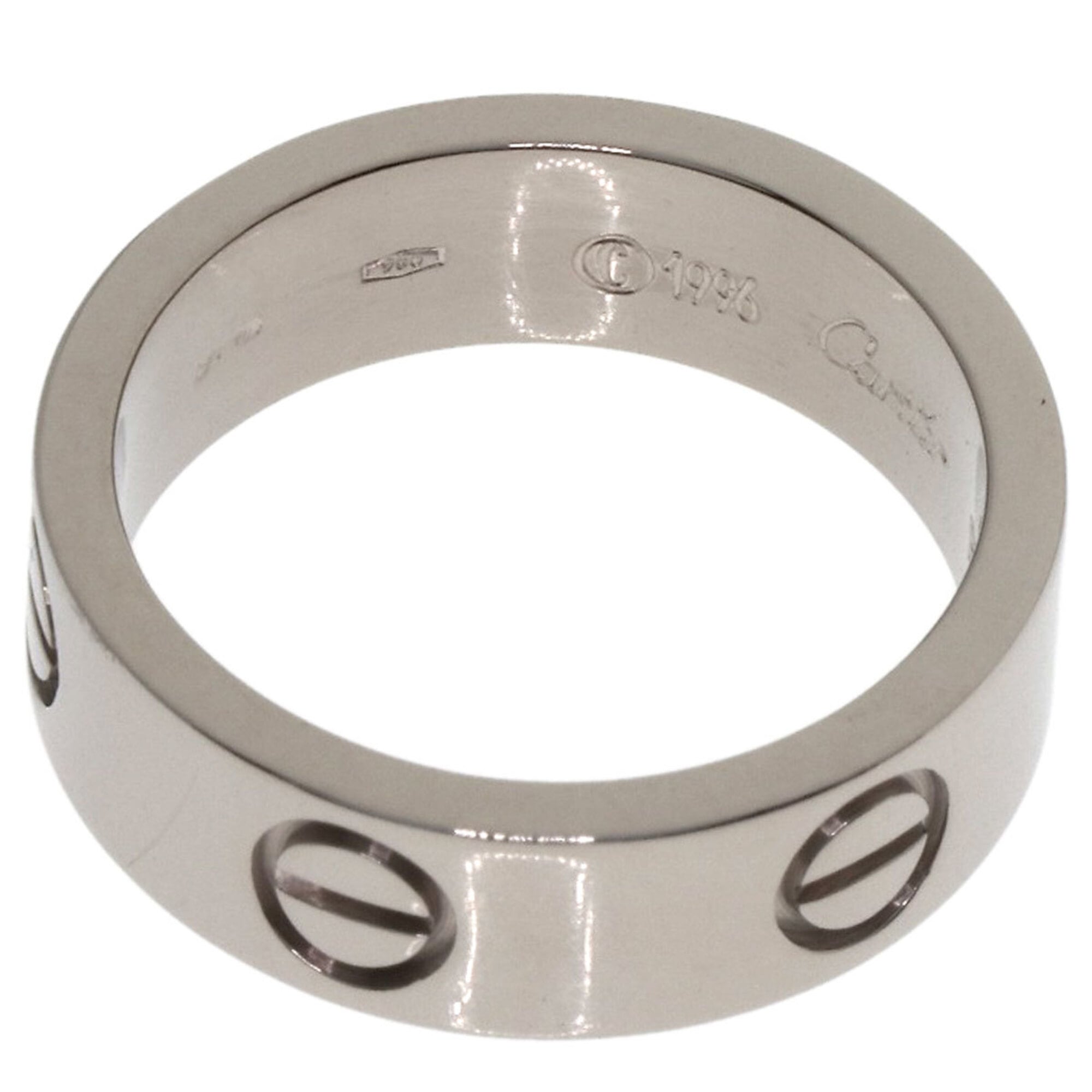 Cartier Love White Gold (18K) Band Ring (Pre-Owned)