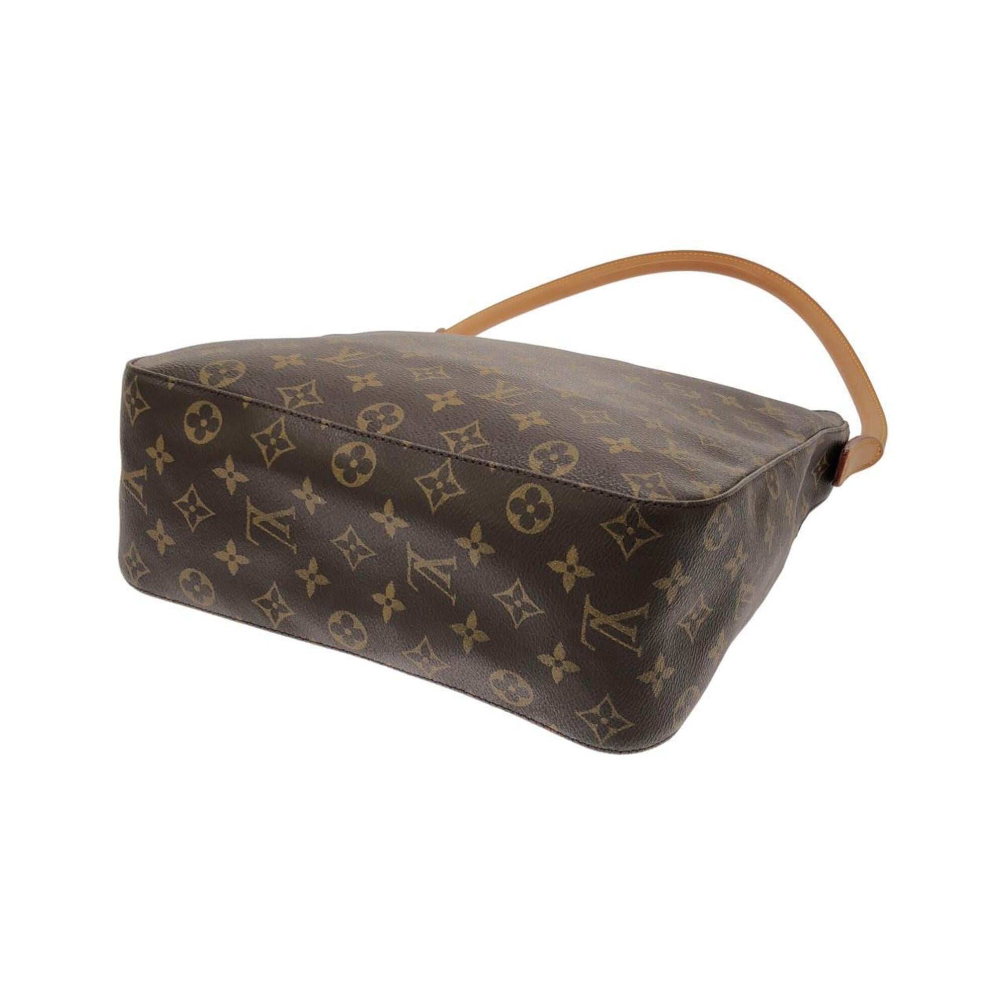 Louis Vuitton Marron Coated Canvas Shoulder Bag (Pre-Owned)