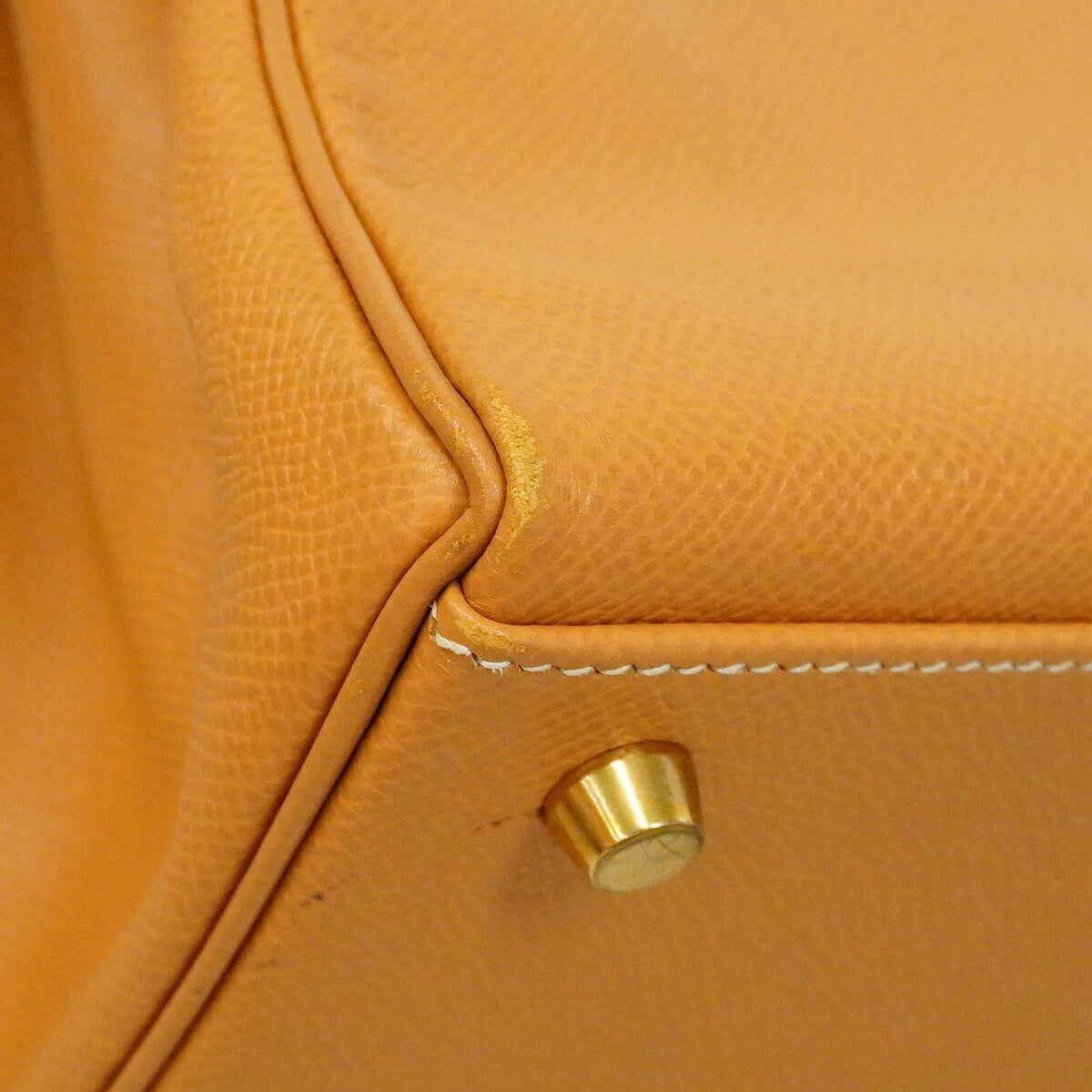Hermes Natural Sable Courchevel Leather Handbag (Pre-Owned)