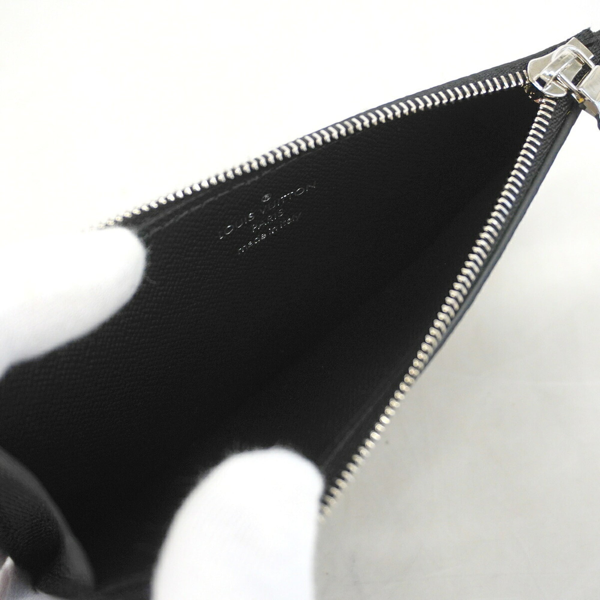 Louis Vuitton Black Coin Purse/Coin Case (Pre-Owned)