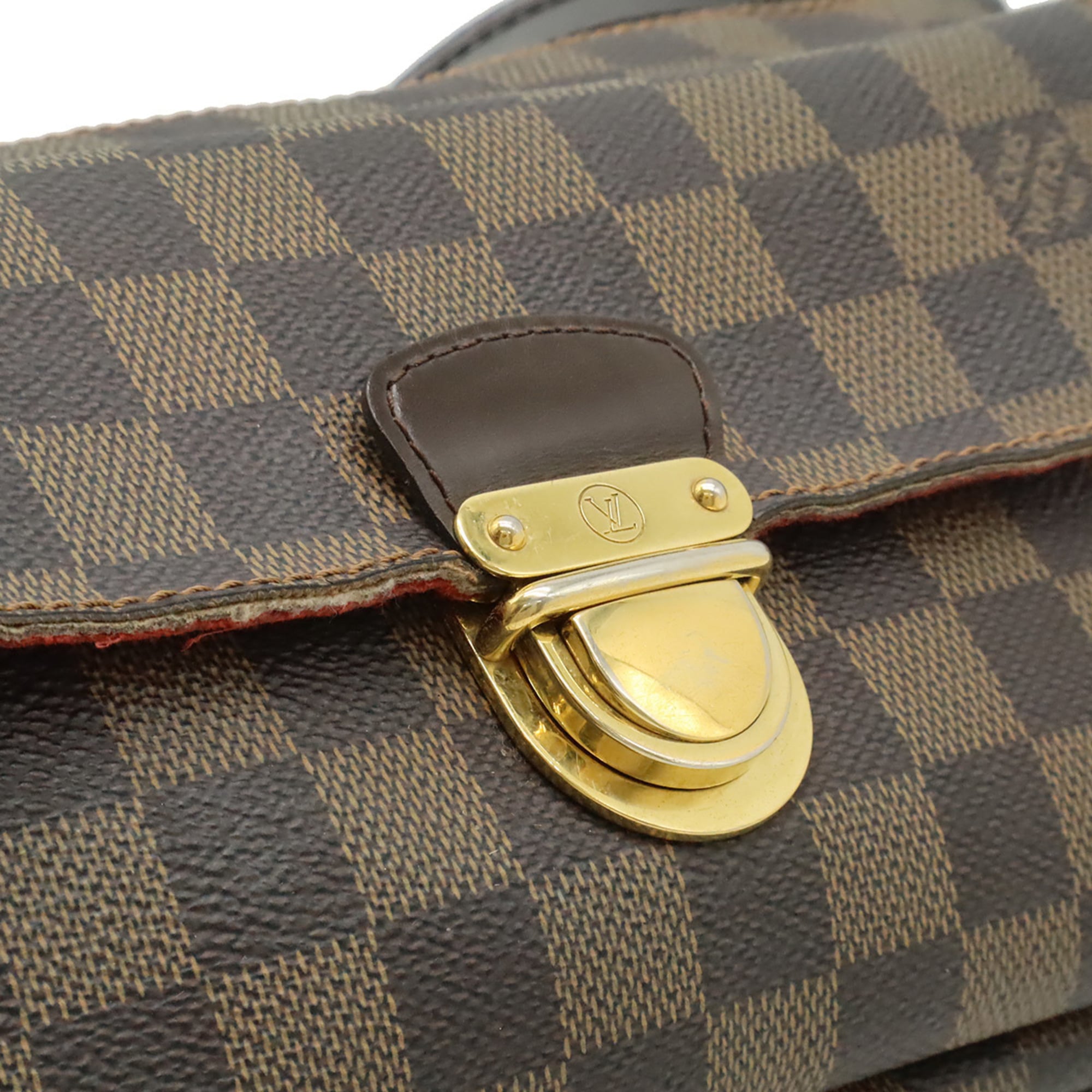 Louis Vuitton Brown Damier Canvas Damier Canvas Pvc Shoulder Bag (Pre-Owned)