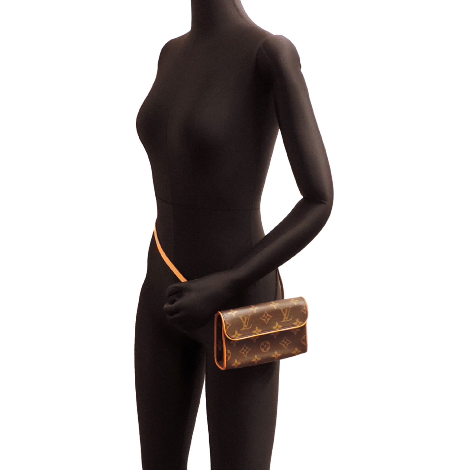 Louis Vuitton Brown Monogram Pochette Pouch (Pre-Owned)