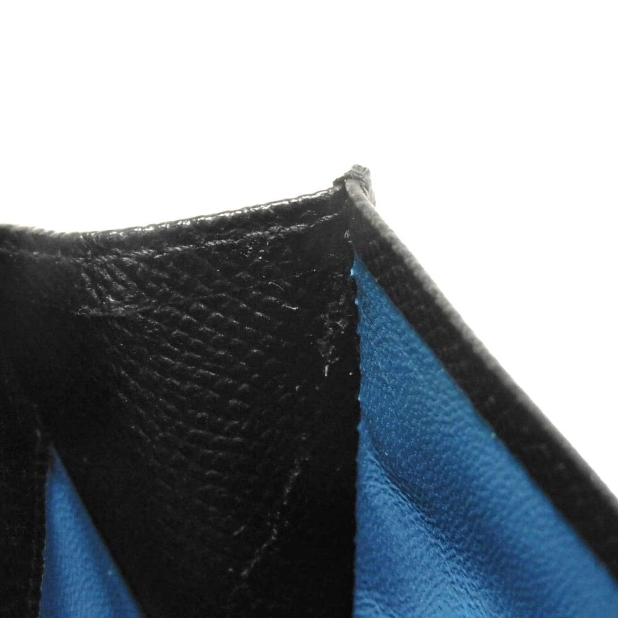 Bvlgari Black Leather Long Wallet (Bi-Fold) (Pre-Owned)