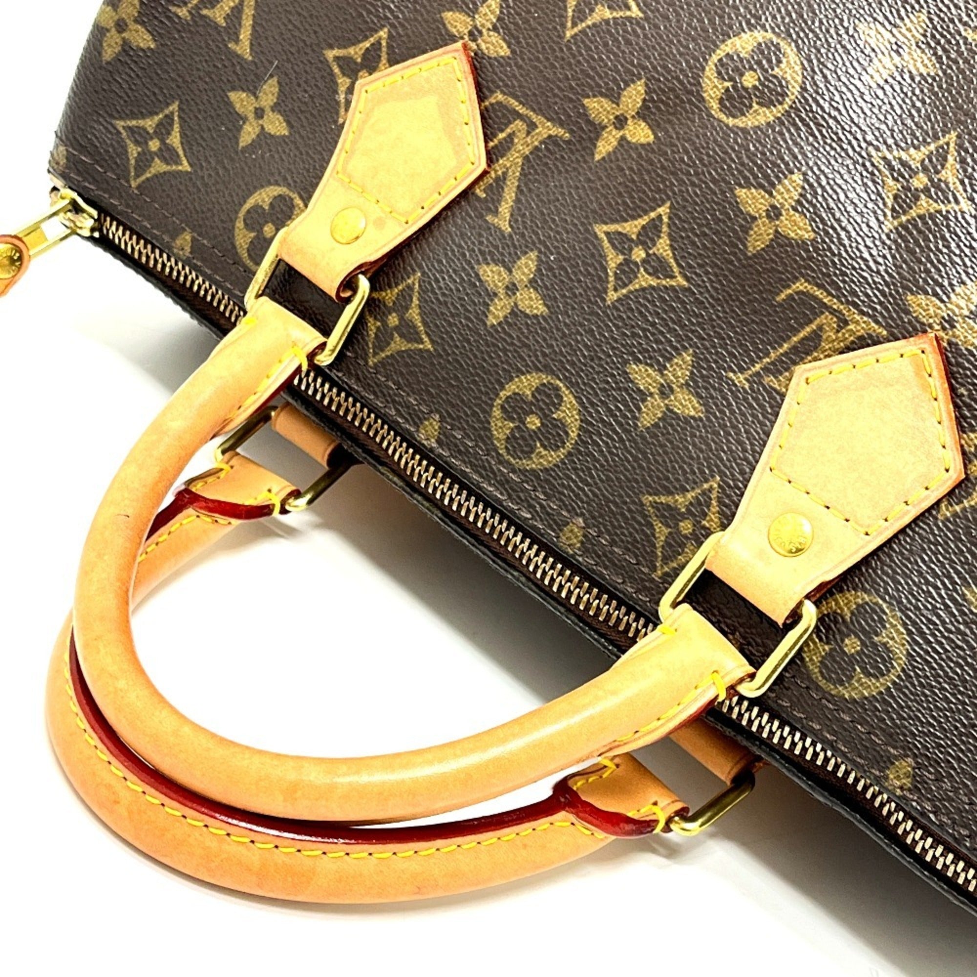 Louis Vuitton Brown Monogram Canvas Boston Bag Handbag (Pre-Owned)