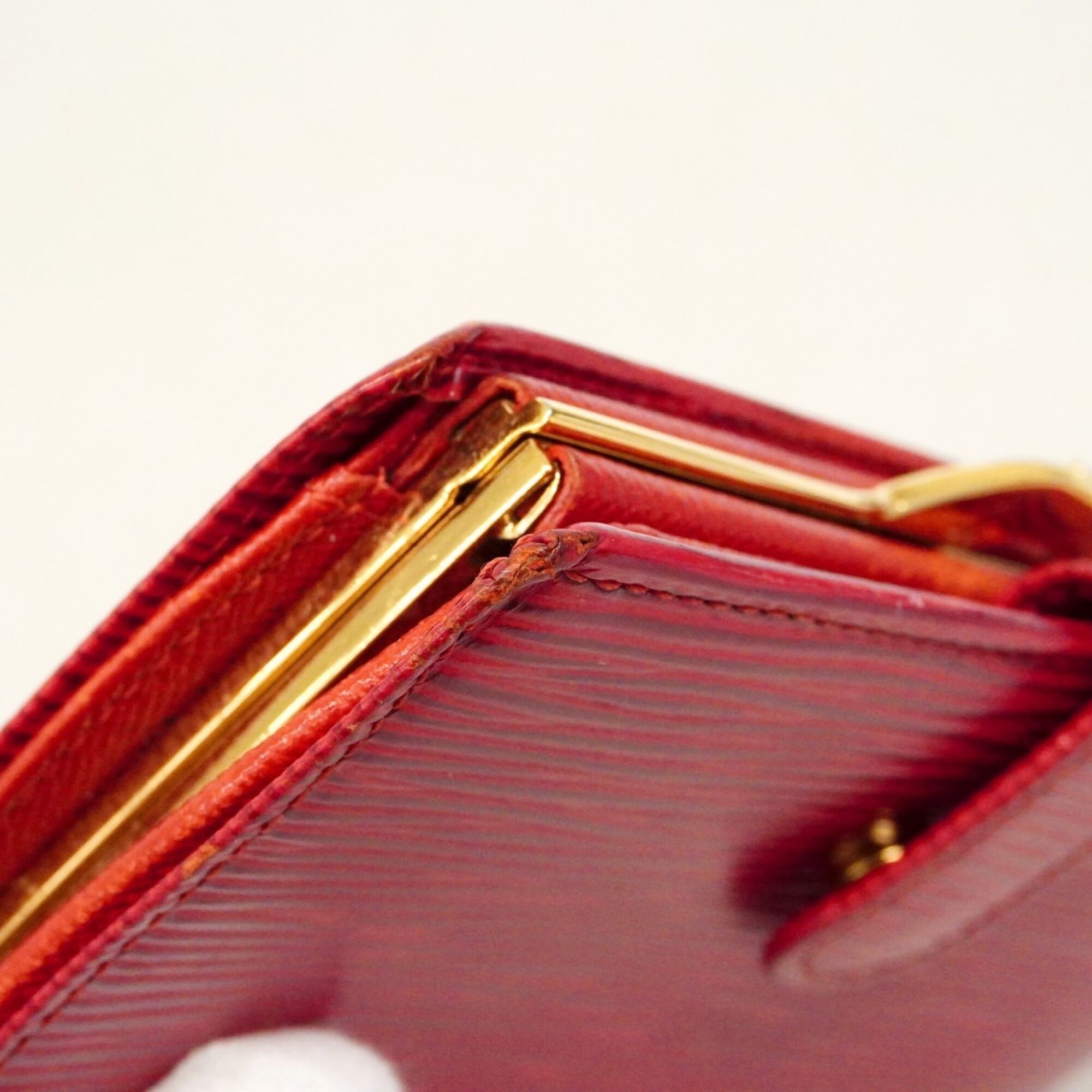 Louis Vuitton Castilian Red Wallet (Bi-Fold) (Pre-Owned)