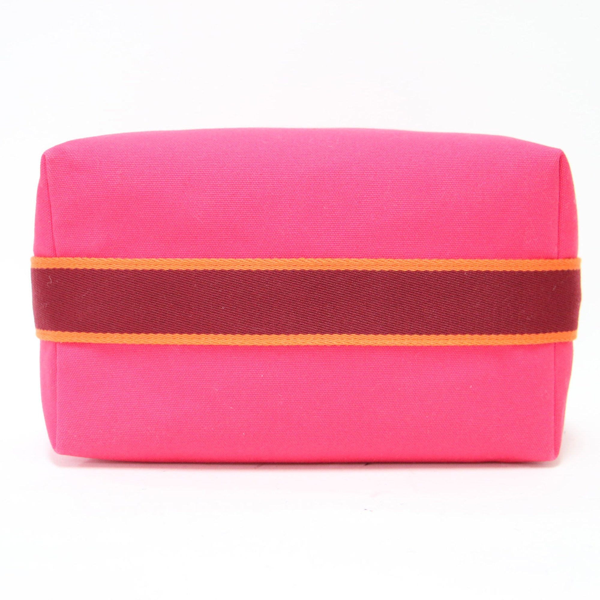 Hermes Black Pink Cotton Pouch (Pre-Owned)
