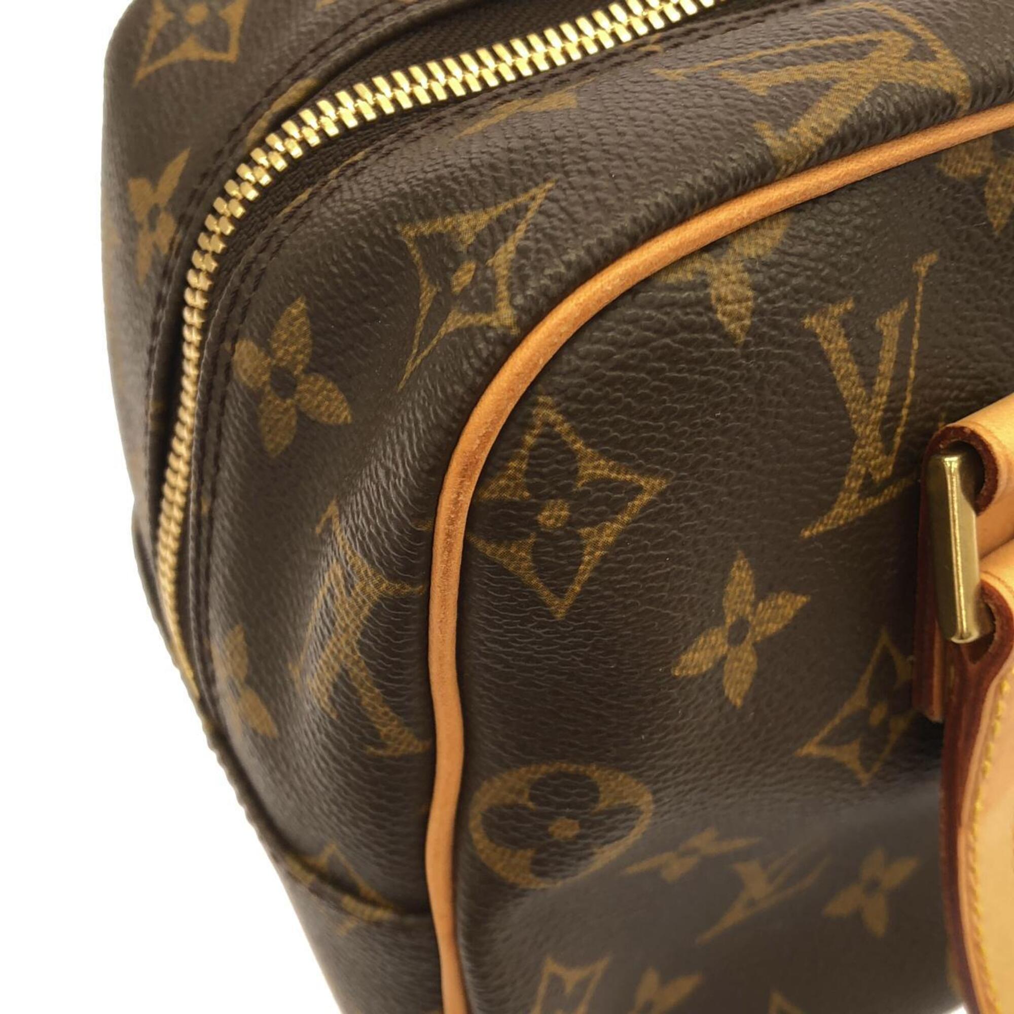 Louis Vuitton Monogram Marron Coated Canvas Shoulder Bag (Pre-Owned)