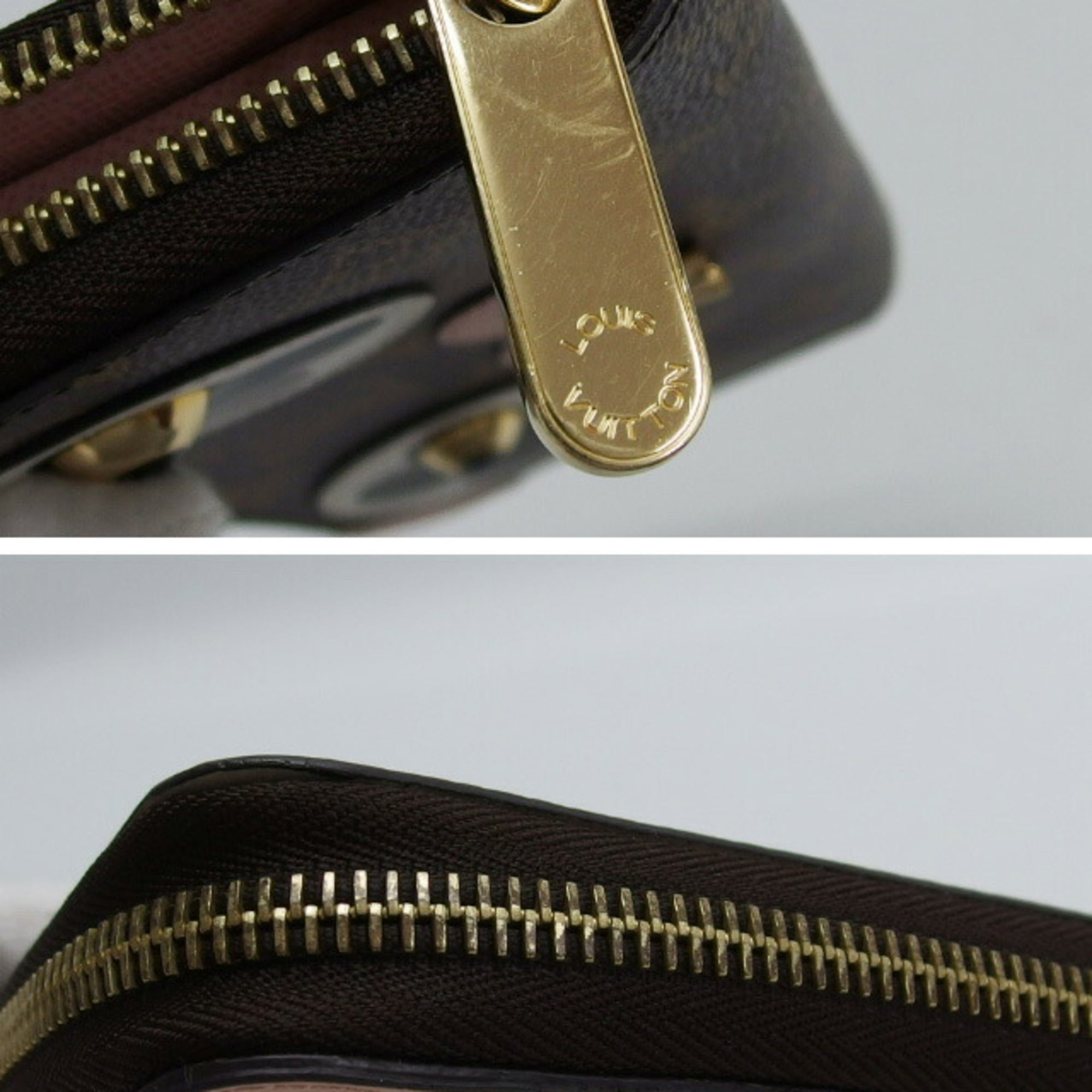 Louis Vuitton Black Rose Ballerine White Monogram Canvas Leather Metal Long Wallet (Bi-Fold) (Pre-Owned)