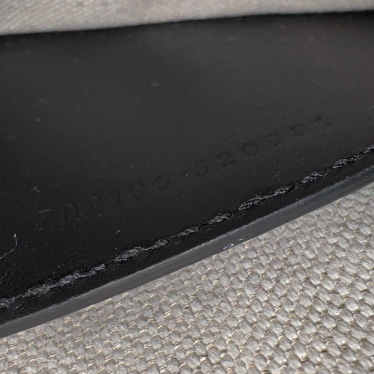Gucci Black Leather Handbag Shoulder Bag (Pre-Owned)