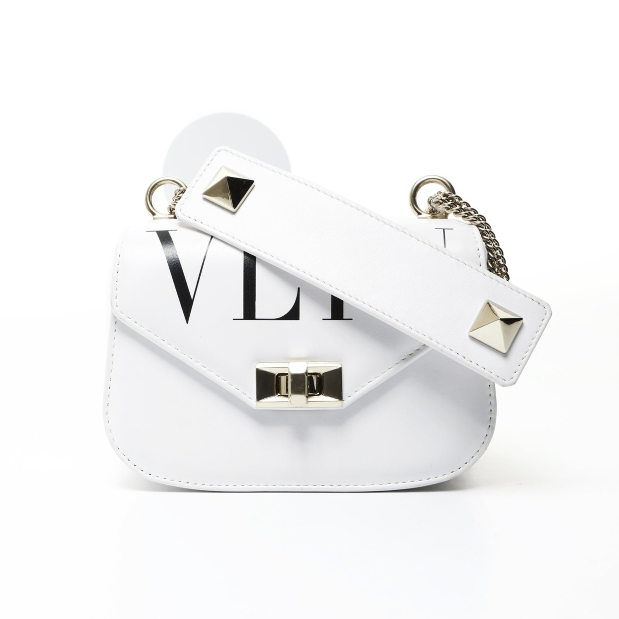 Valentino White Shoulder Bag (Pre-Owned)