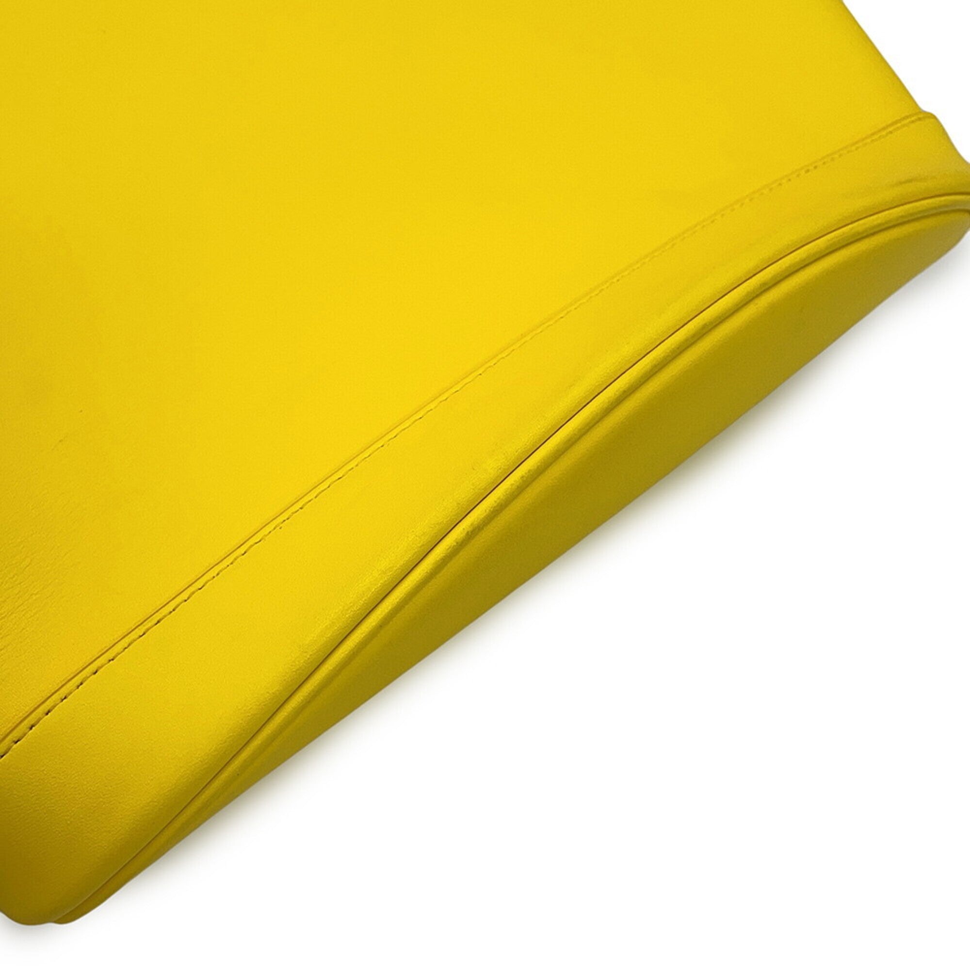 Salvatore Ferragamo Yellow Leather Tote Bag (Pre-Owned)
