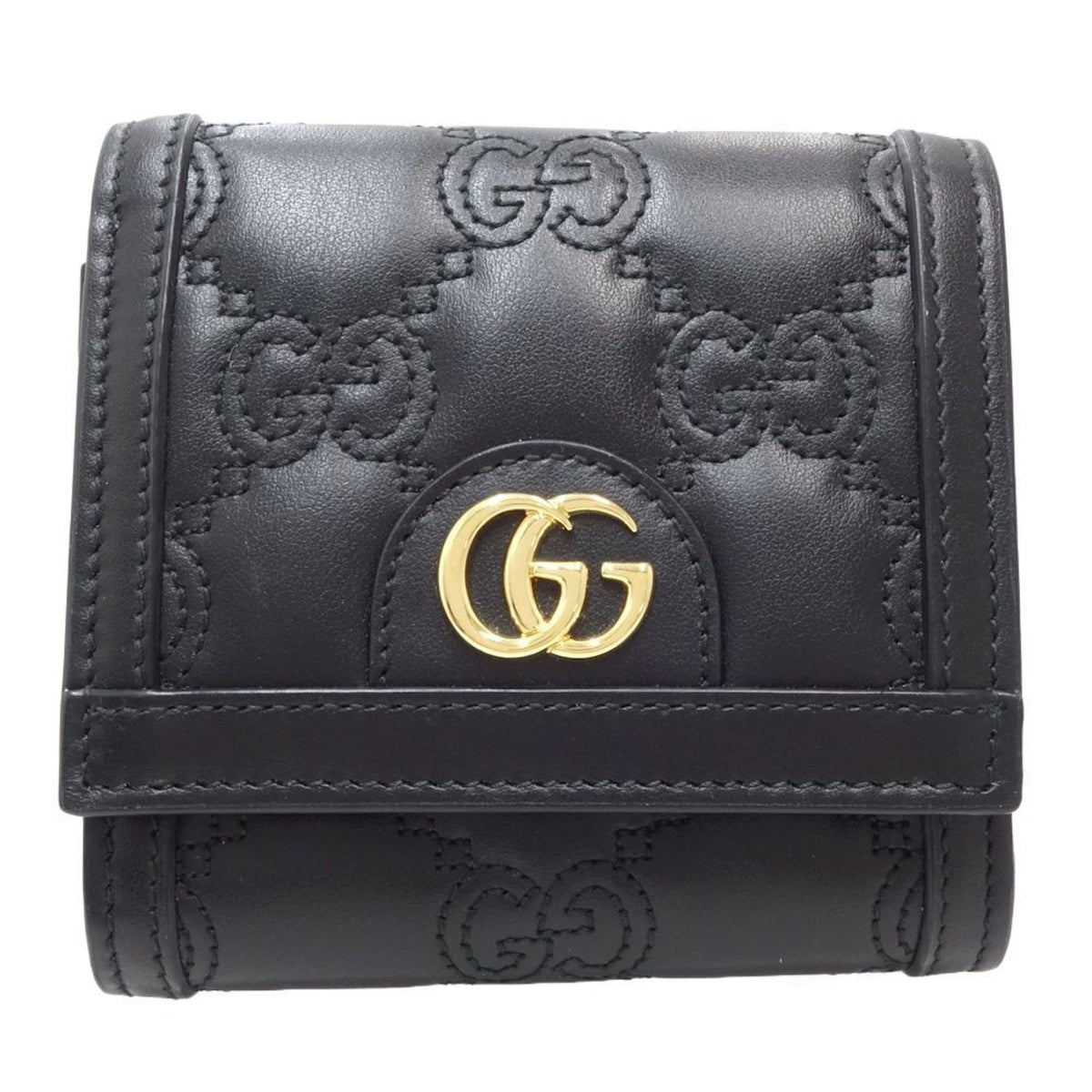 Gucci Black Leather Wallet (Bi-Fold) (Pre-Owned)