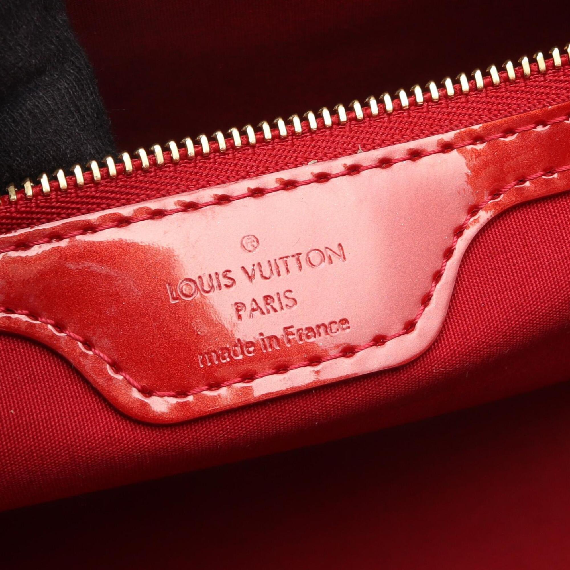Louis Vuitton Monogram Red Color Monogram Handbag (Pre-Owned)