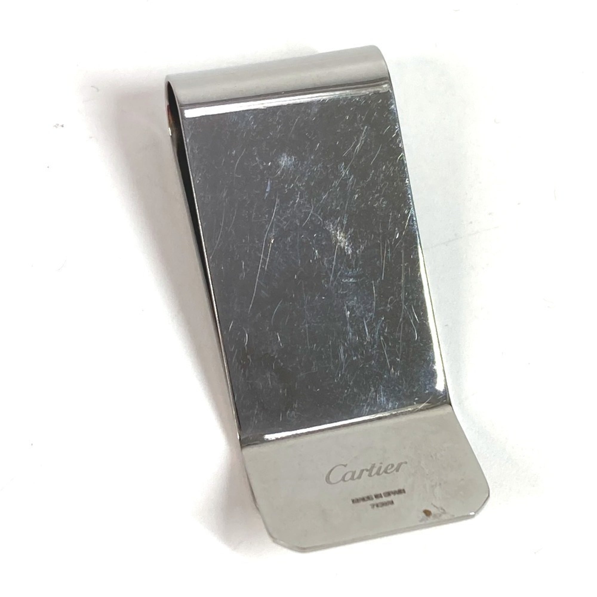 Cartier Silver Stainless Steel Money Clip (Pre-Owned)