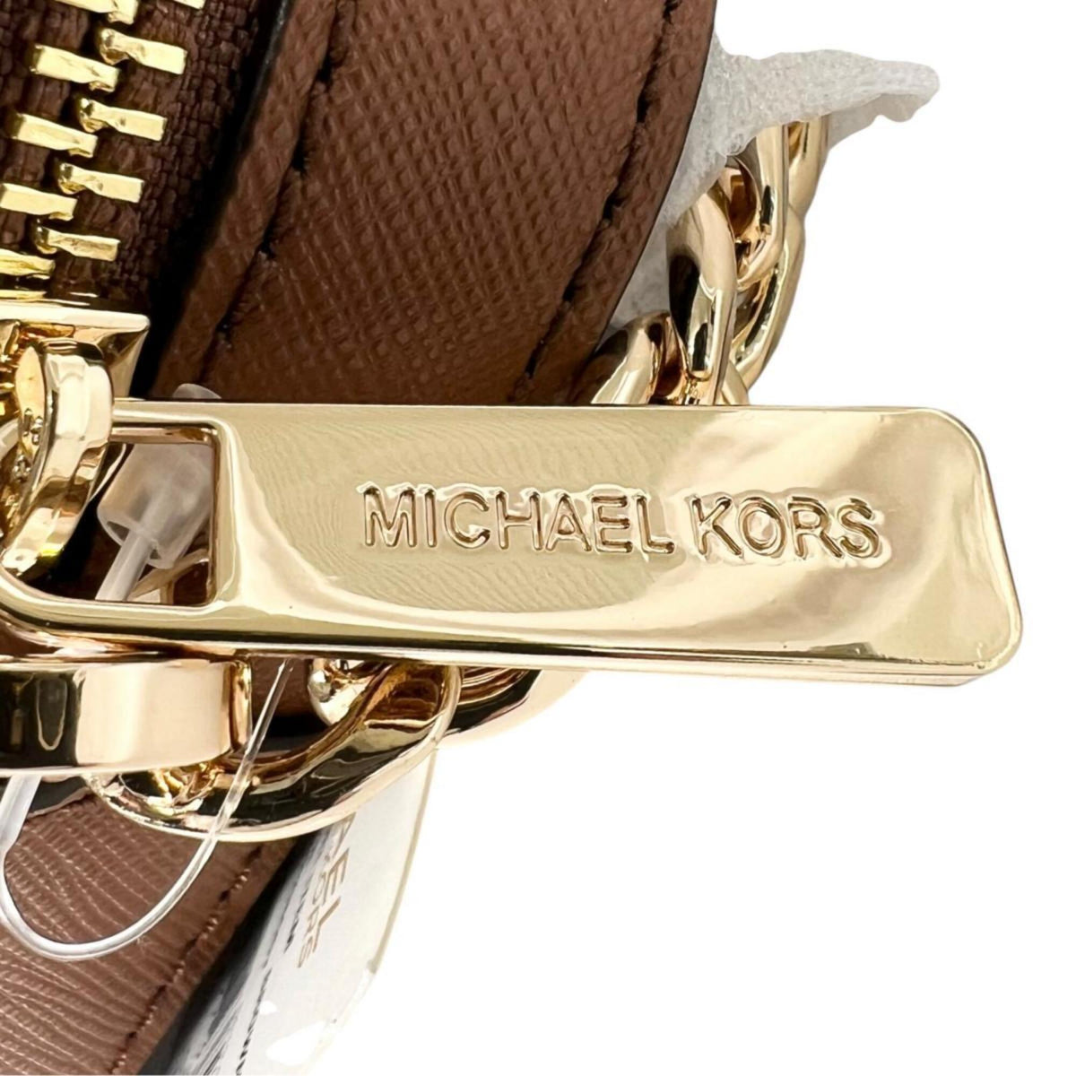 Michael Kors Brown Leather Shoulder Bag Weekend Bag (Pre-Owned)