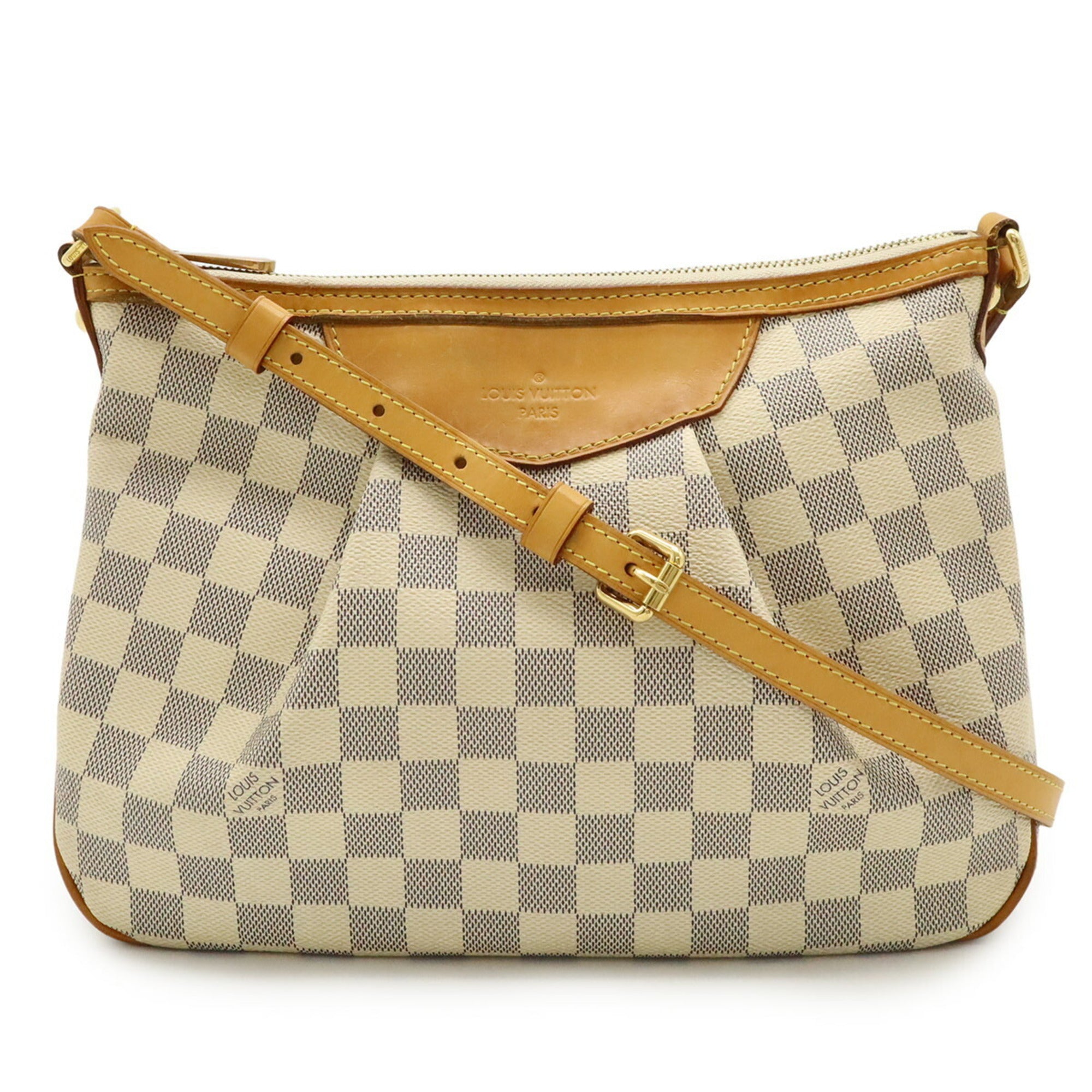 Louis Vuitton Ivory Canvas Shoulder Bag (Pre-Owned)