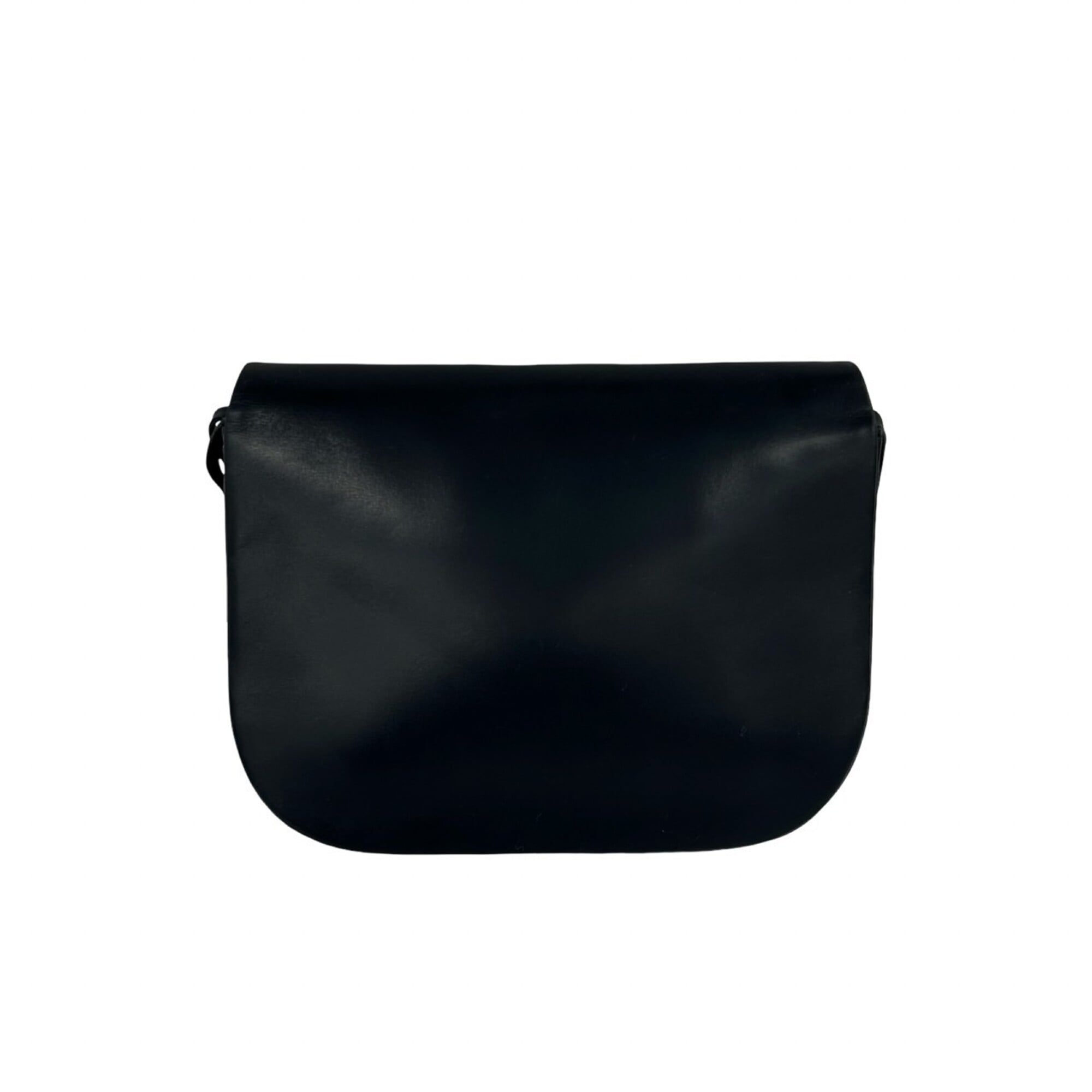 Cartier Navy Leather Pochette Shoulder Bag (Pre-Owned)