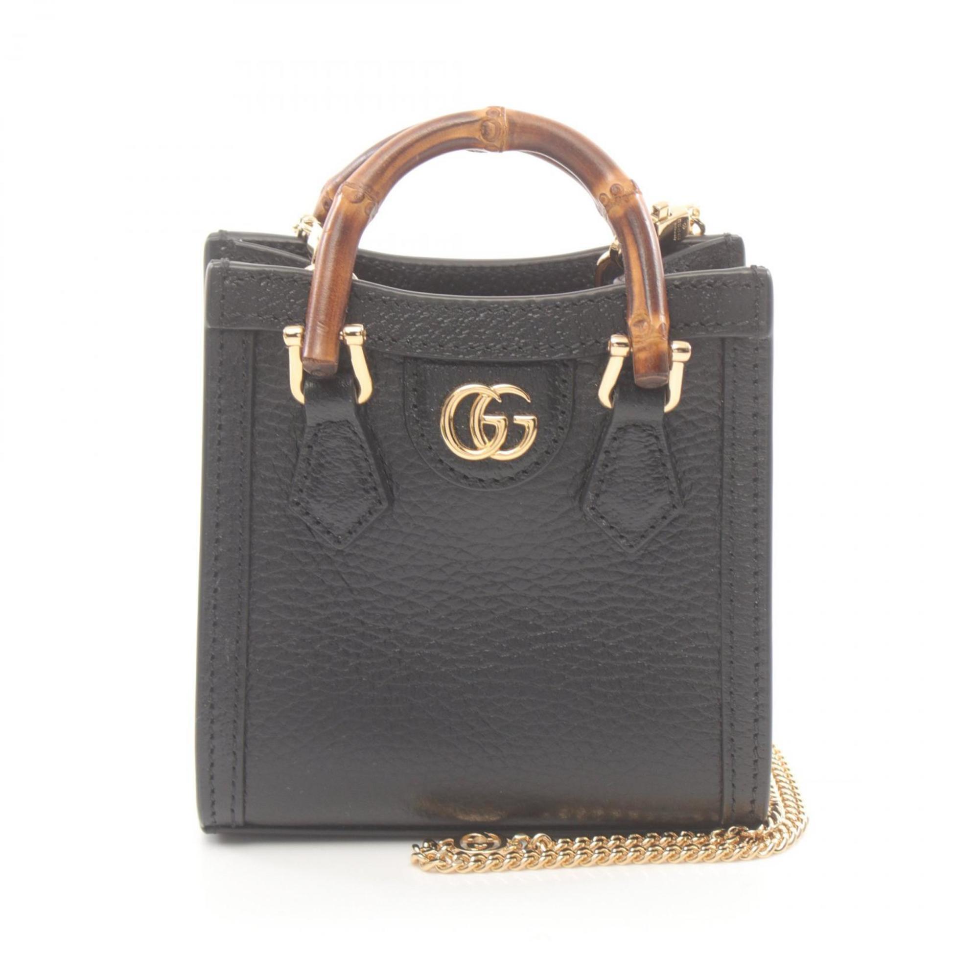 Gucci Black Leather Handbag