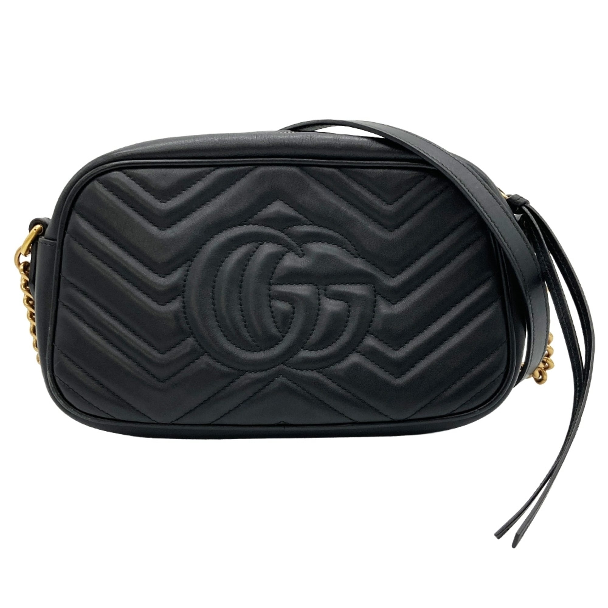 Gucci Black Leather Shoulder Bag (Pre-Owned)