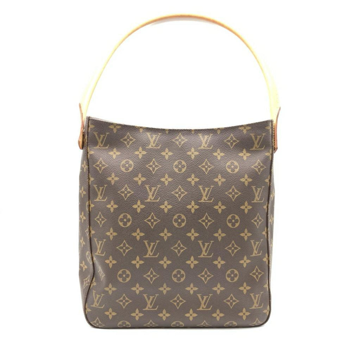 Louis Vuitton Brown Monogram Canvas Shoulder Bag (Pre-Owned)