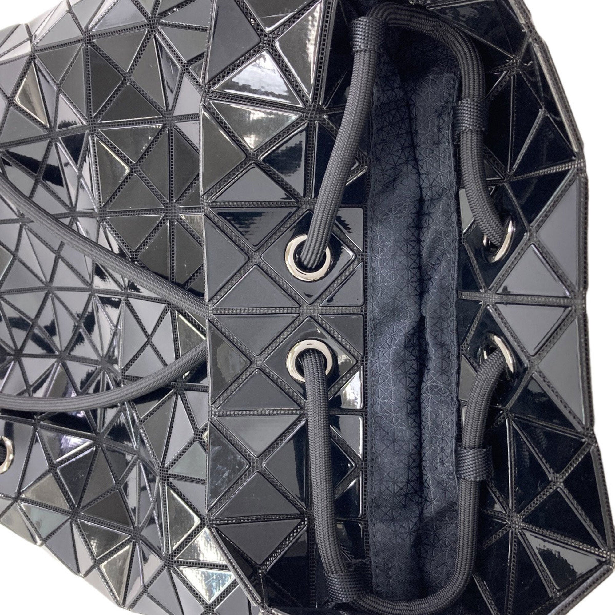 Issey Miyake Black Pvc Backpack (Pre-Owned)